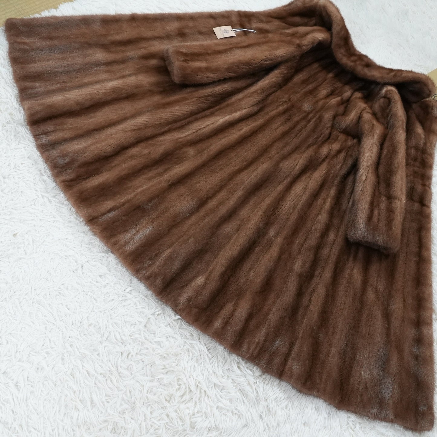 Demi Buff Mink Long Coat EMBA - Genuine Vintage Fur From Japan