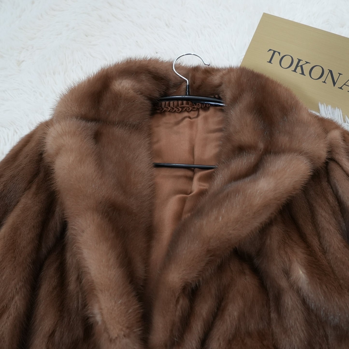 Vintage Fur From Japan Demi Buff Mink Long Coat