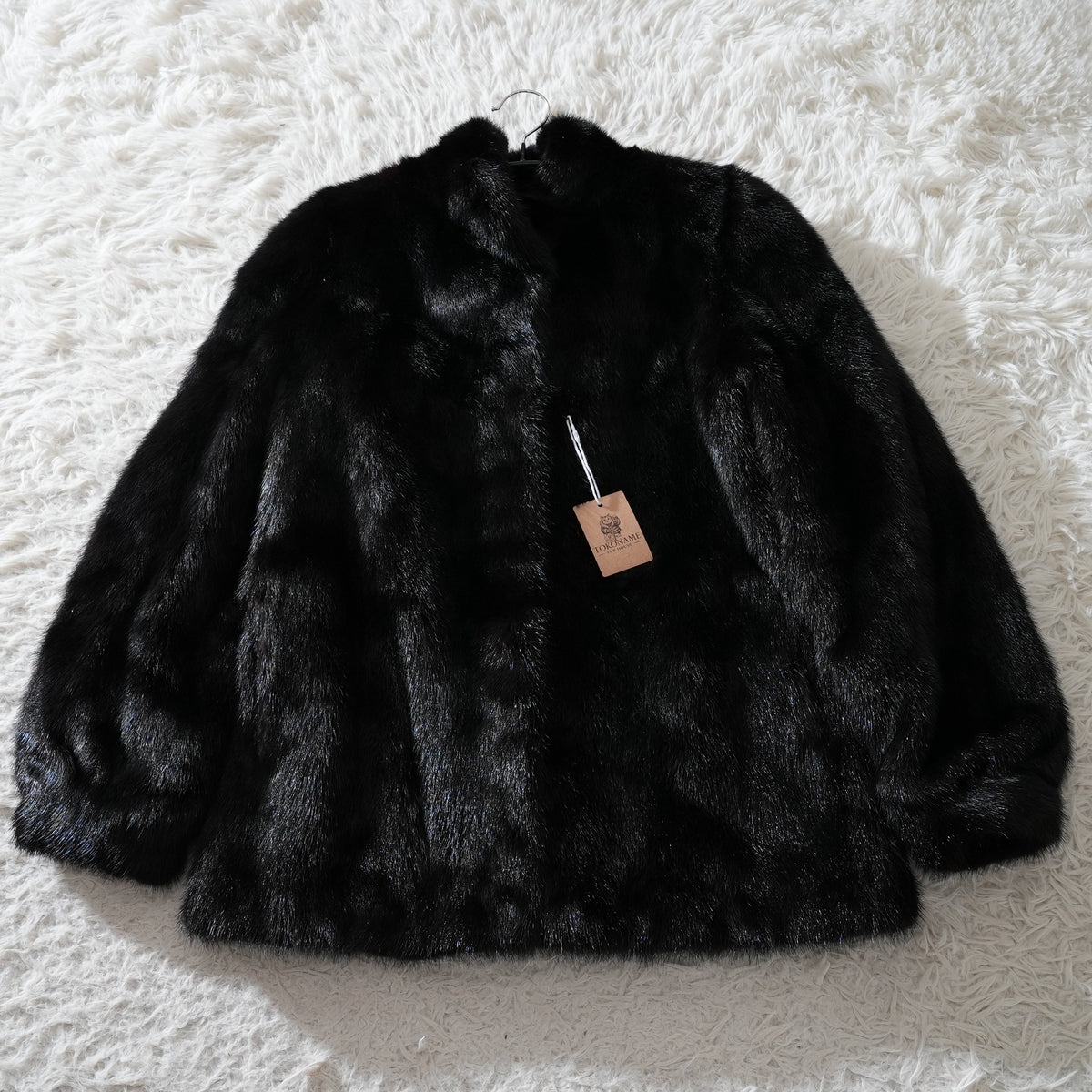 Dark Mink Fur Coat - Genuine Vintage Fur From Japan