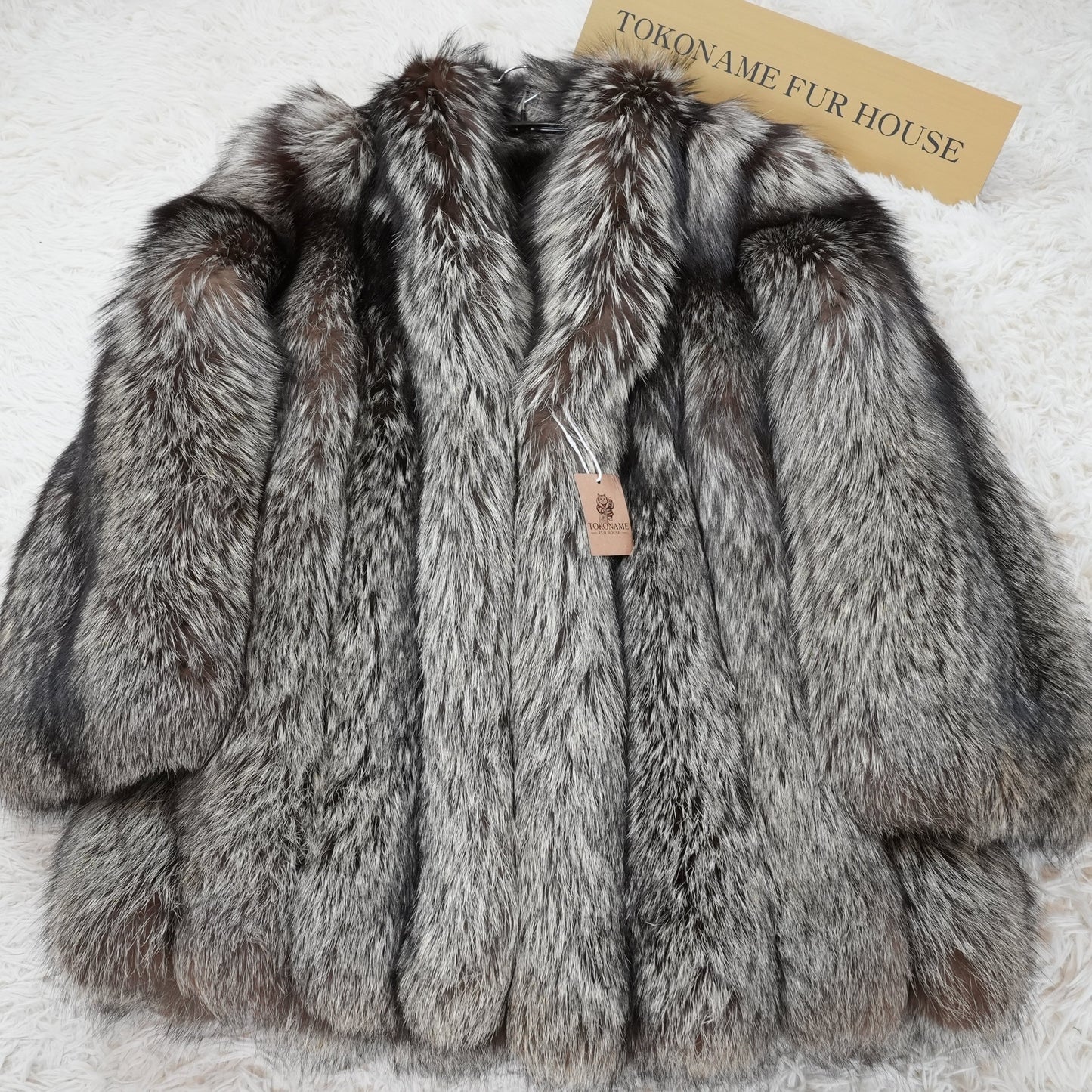 Silver Fox Coat - Genuine Vintage Fur From Japan