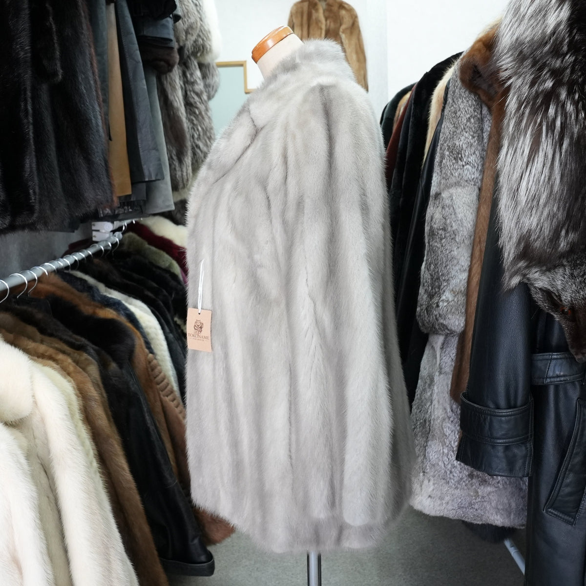 Sapphire Mink Fur Coat - Genuine Vintage Fur From Japan