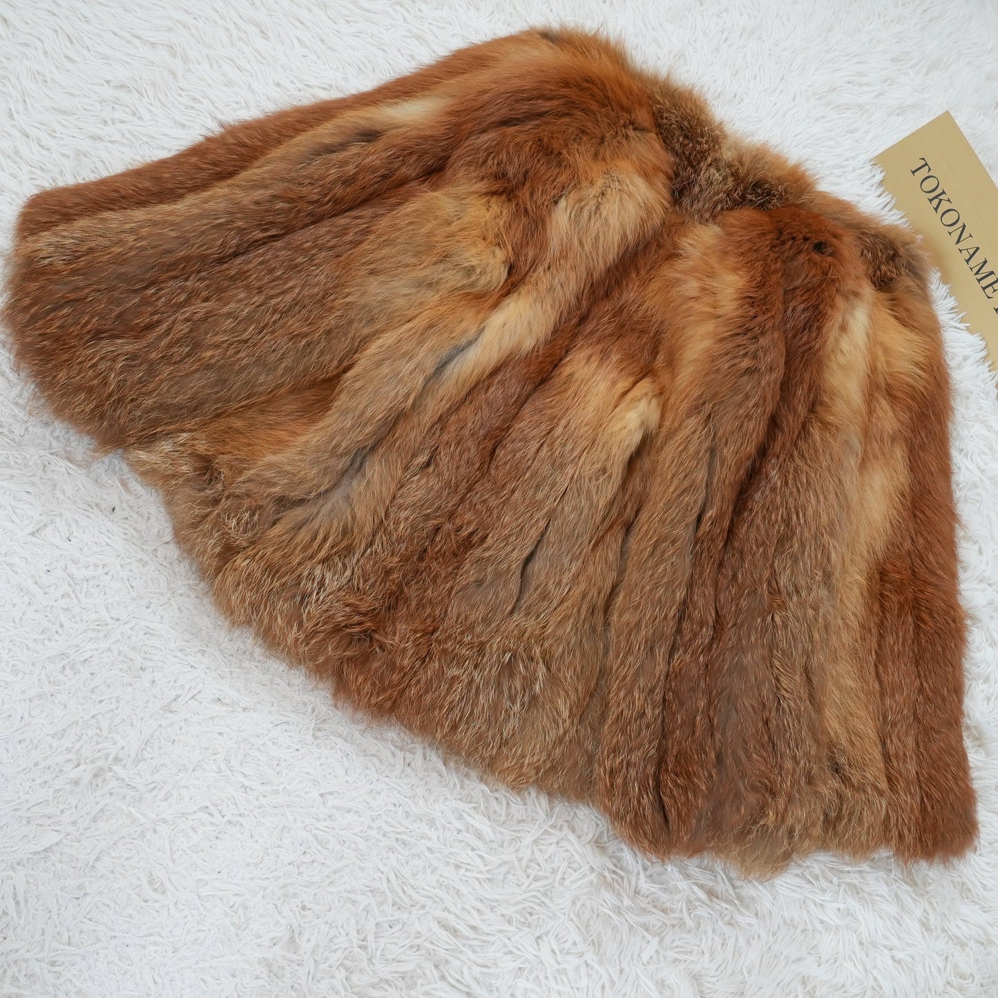 Red Fox Fur Coat - Genuine Vintage Fur From Japan