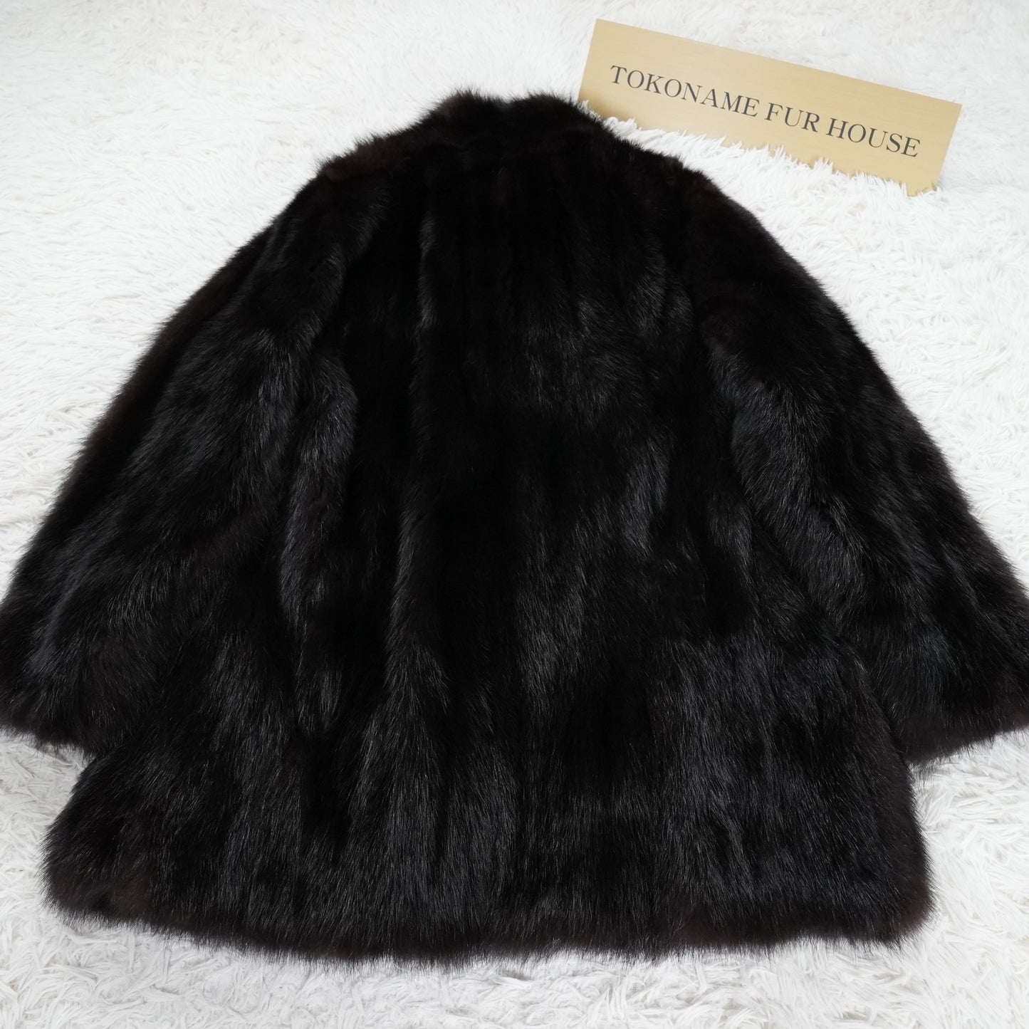 Men Sable Black Dyed Coat - Genuine Vintage Fur From Japan