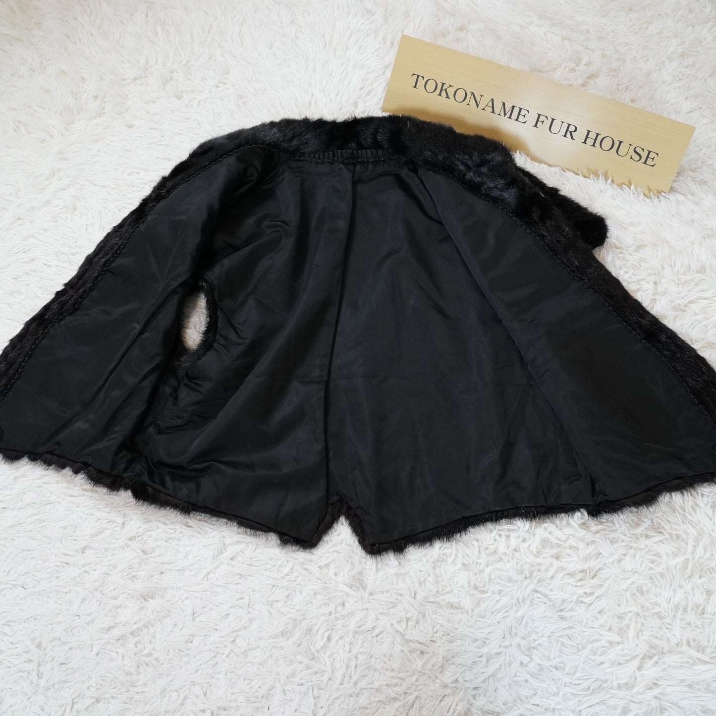 Dark Mink Vest - Genuine Vintage Fur From Japan