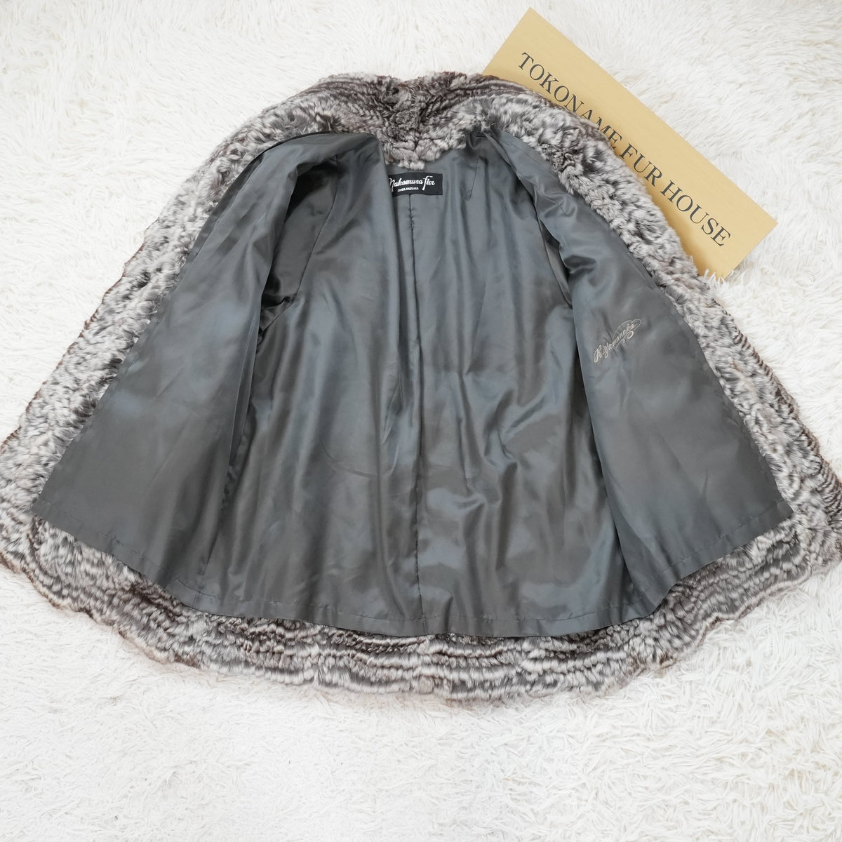 Yarn Chinchilla Fur Coat Nakamura Fur - Genuine Vintage Fur From Japan