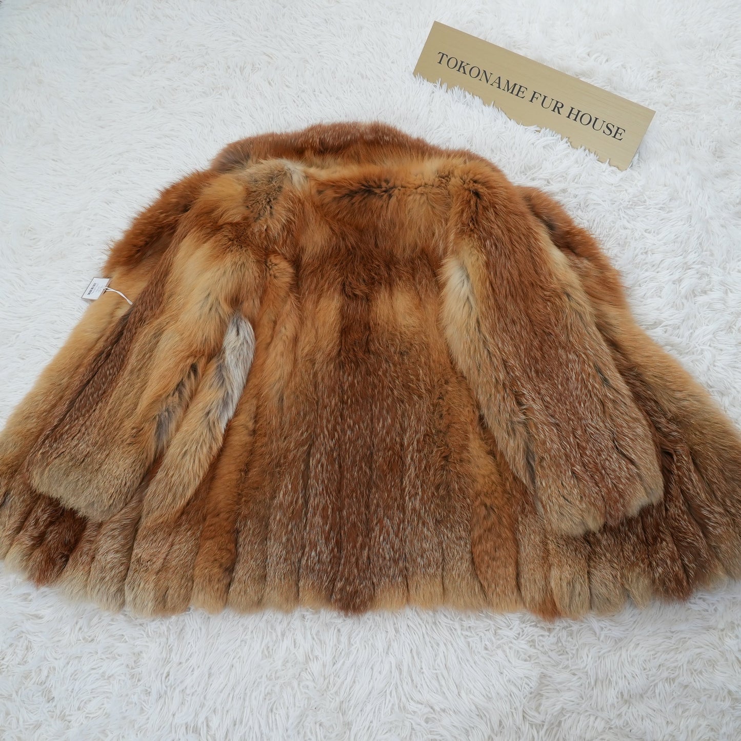 Red Fox Coat Genuine Vintage Fur Japan