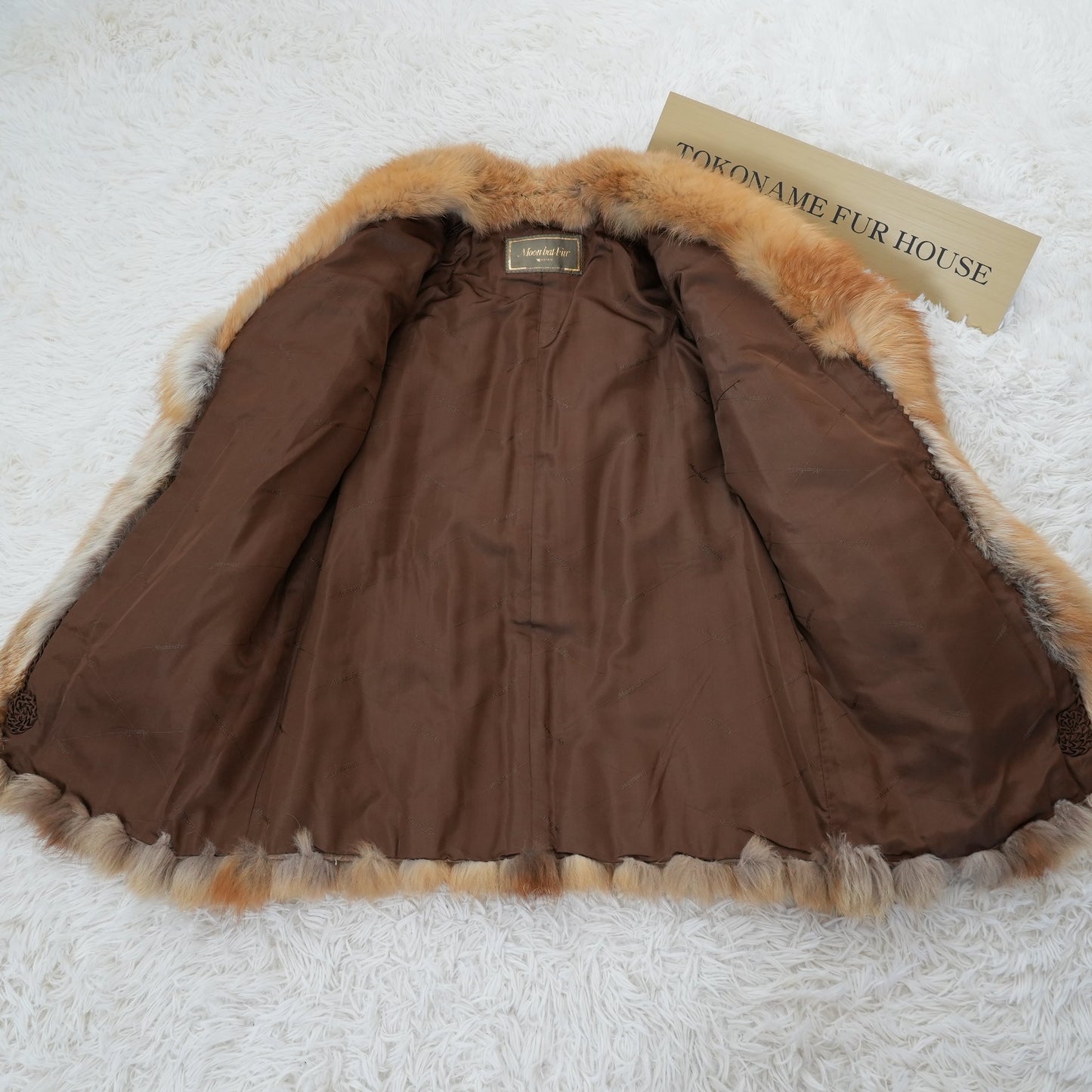 Red Fox Coat Genuine Vintage Fur Japan