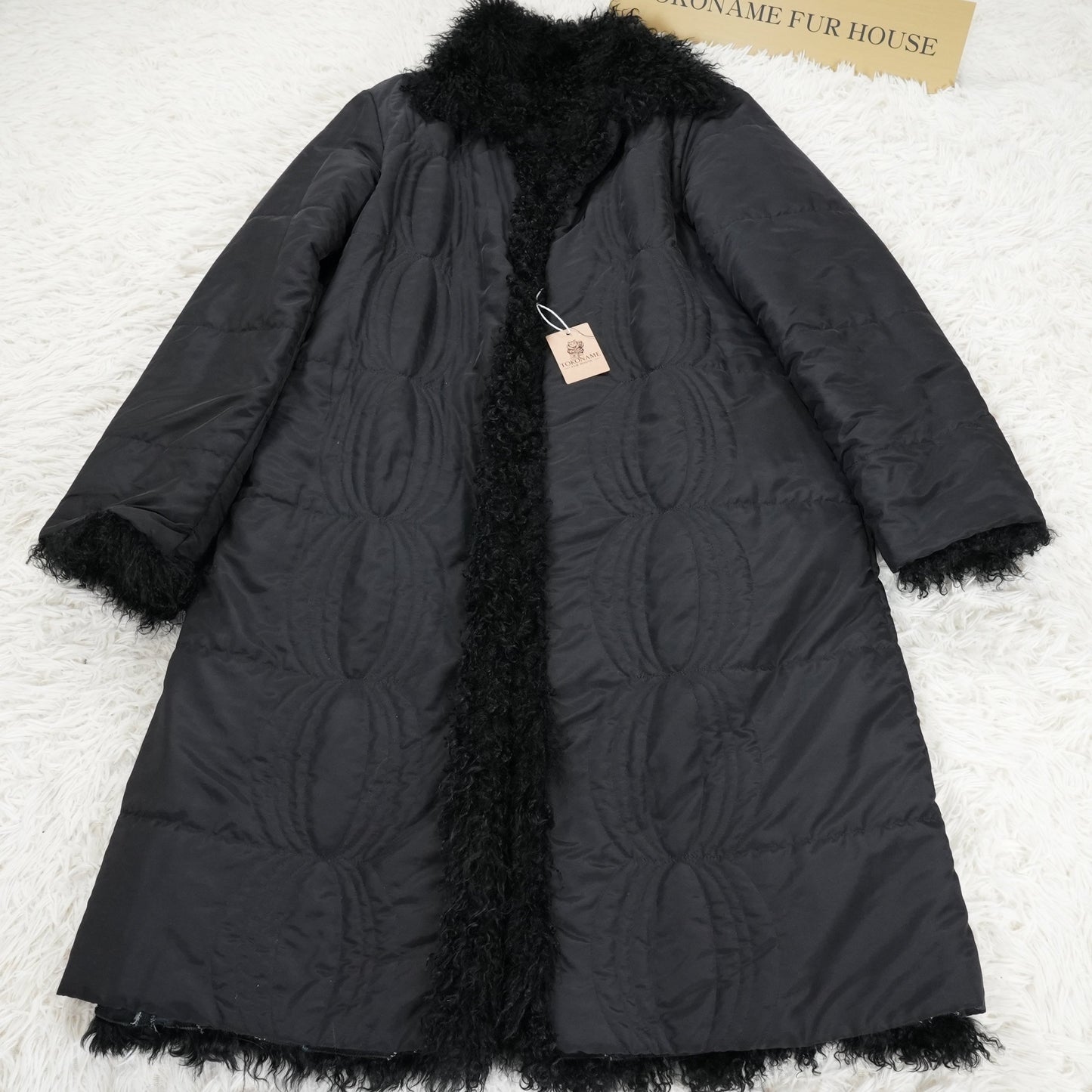 Mongolian Lamb Fur Reversible Coat - Genuine Vintage Fur From Japan