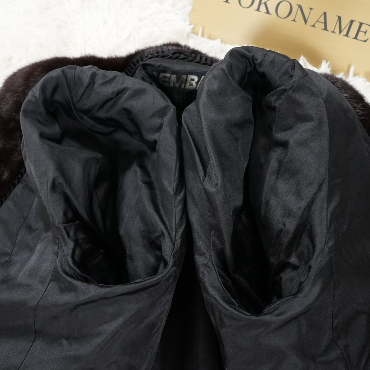 EMBA Mink crop Jacket Roll up Sleeve - Genuine Vintage Fur From Japan