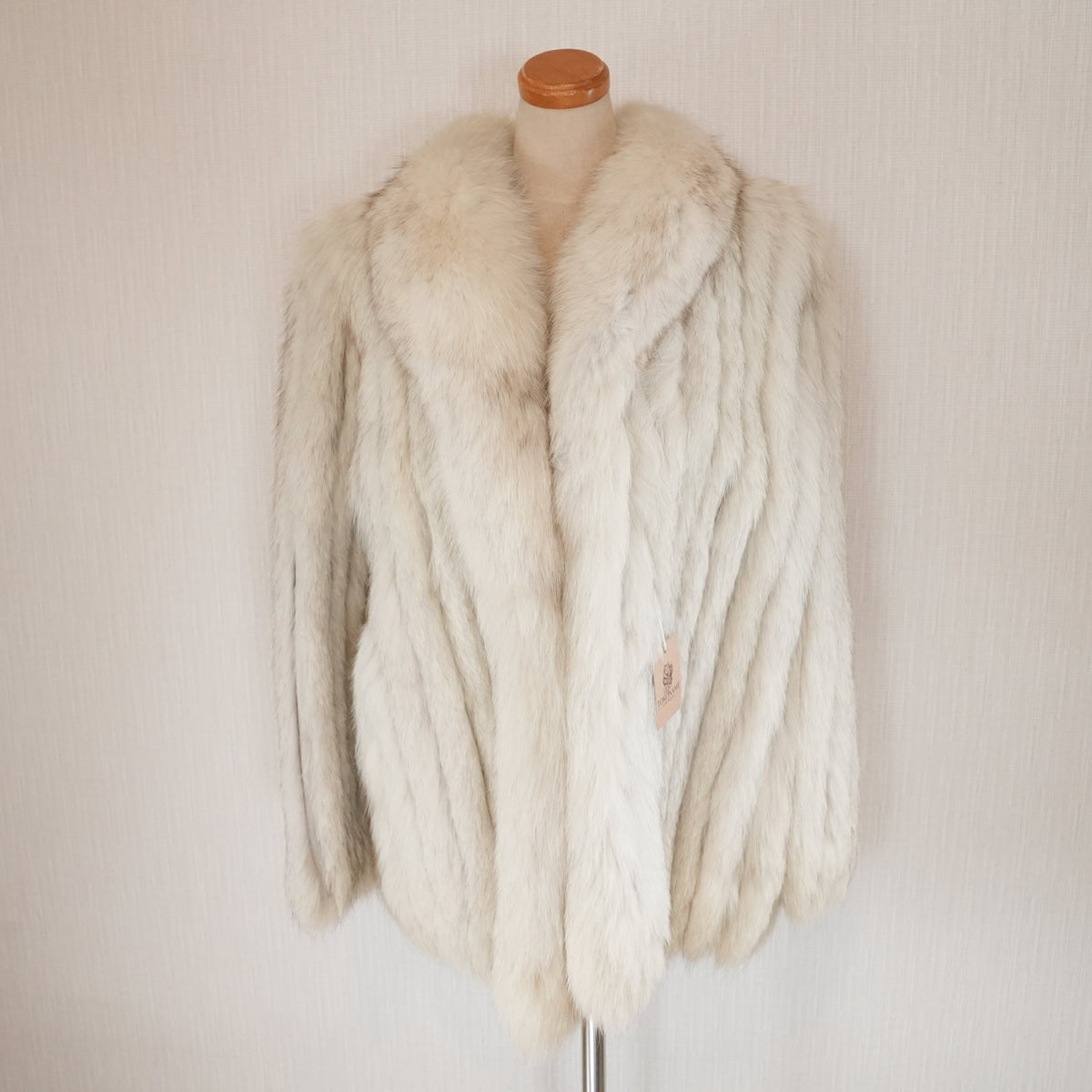 Blue Fox Fur Coat - Genuine Vintage Fur From Japan