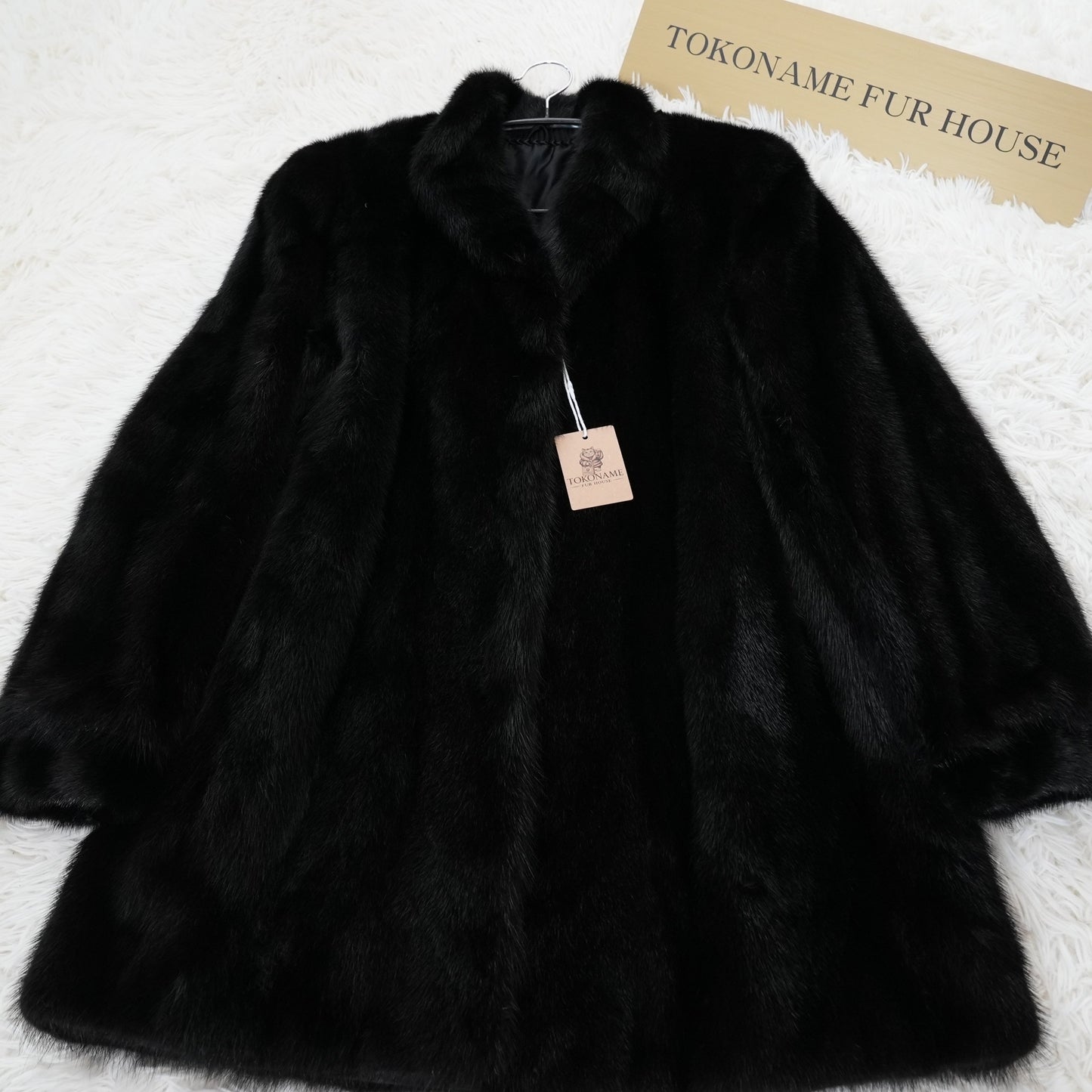 Black Mink Coat - SAGA MINK Vintage Fur Japan