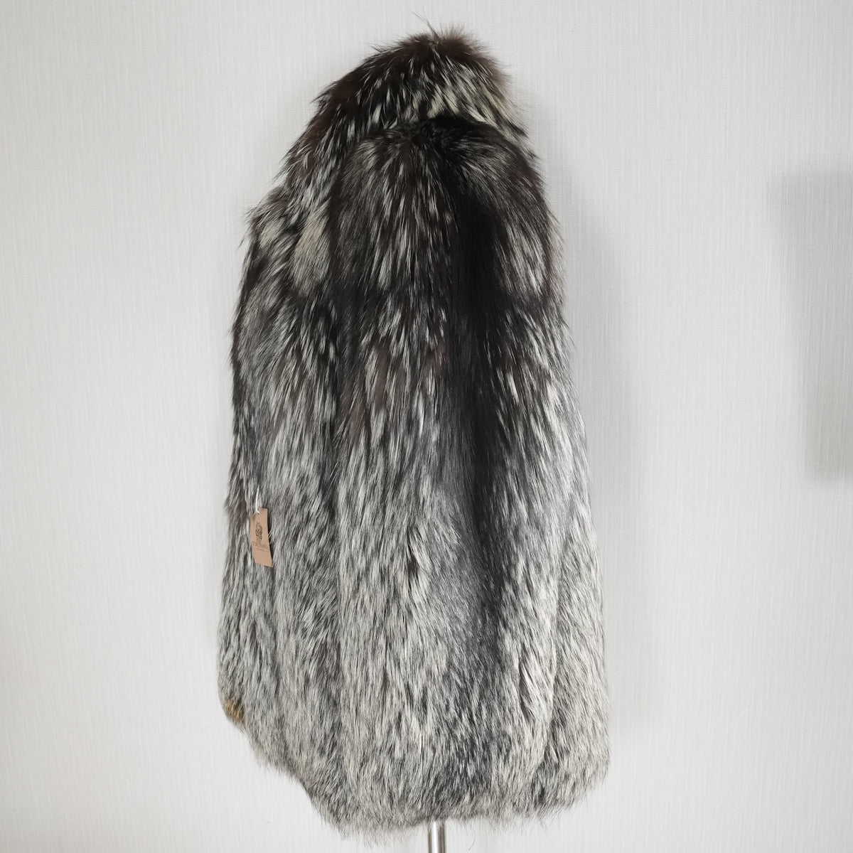 Silver Fox Fur Coat - Genuine Vintage Fur From Japan