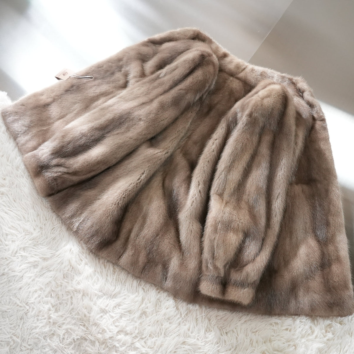 Pastel Mink Fur Coat - Genuine Vintage Fur From Japan