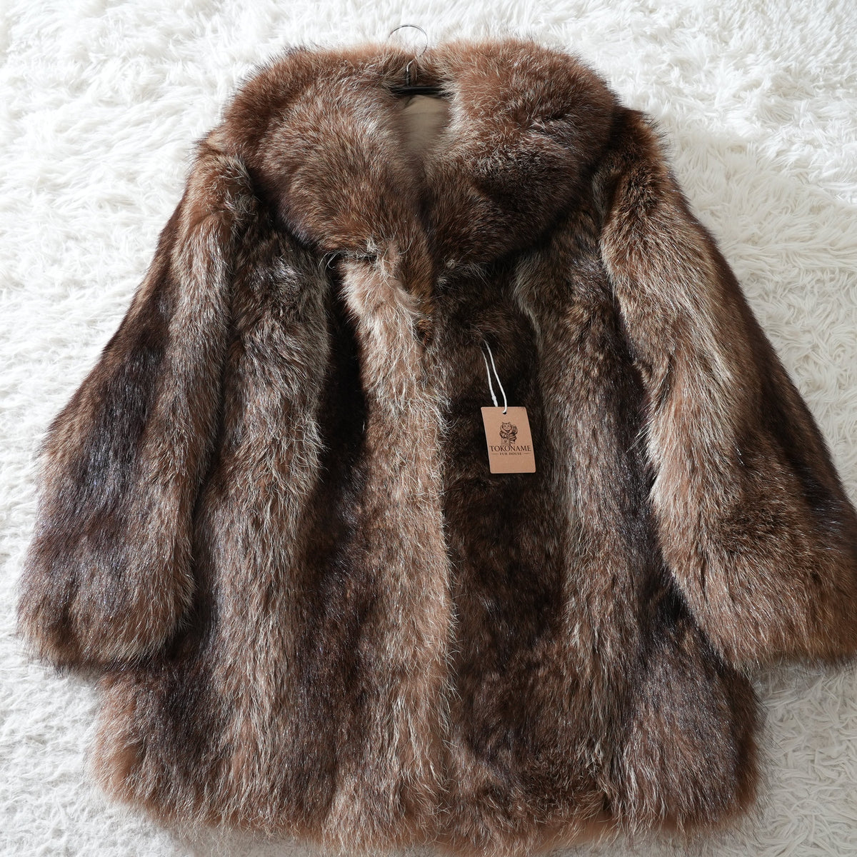 Finn raccoon Fur Coat Josephine - Genuine Vintage Fur From Japan