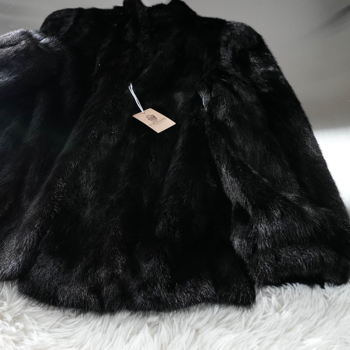 SAGA Mink Fur Coat Soft Leather - Genuine Vintage Fur From Japan