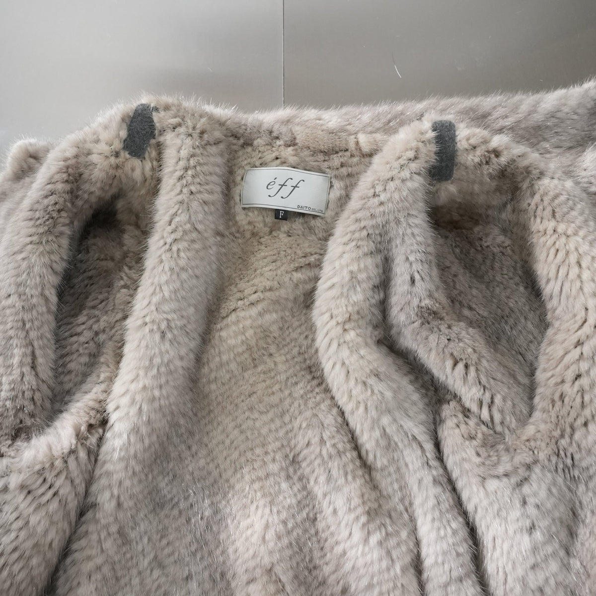 Sapphire Mink Fur yarn Jacket eff - Genuine Vintage Fur From Japan