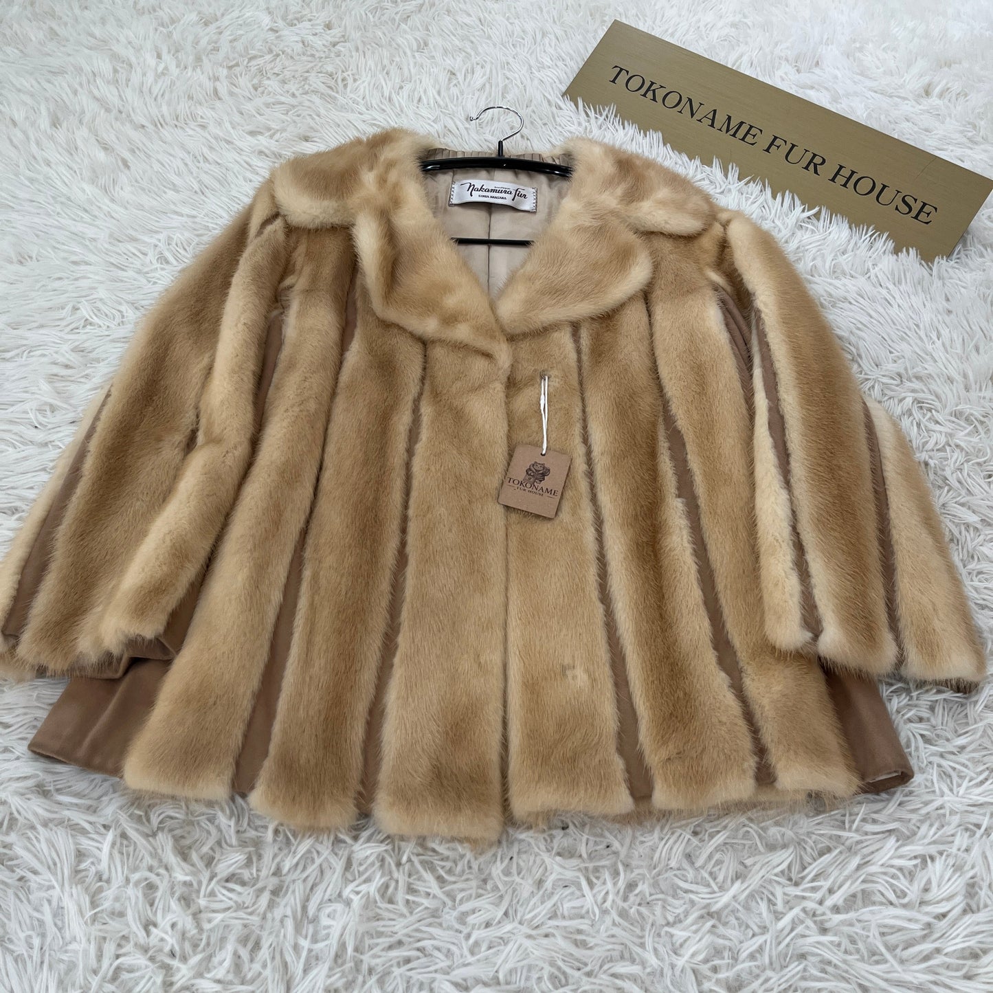 Pastel Mink Jacket Genuine Vintage Fur Japan
