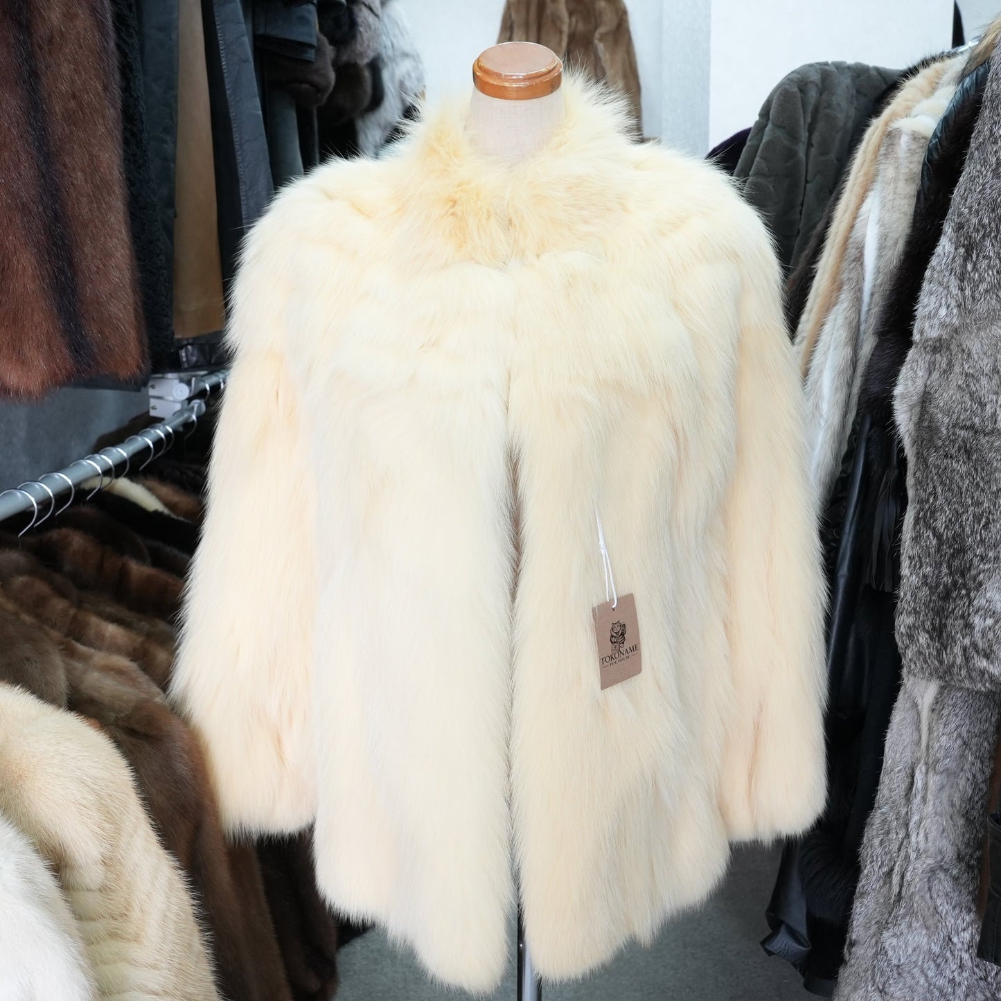 Shadow Fox Coat - Genuine Vintage Fur From Japan