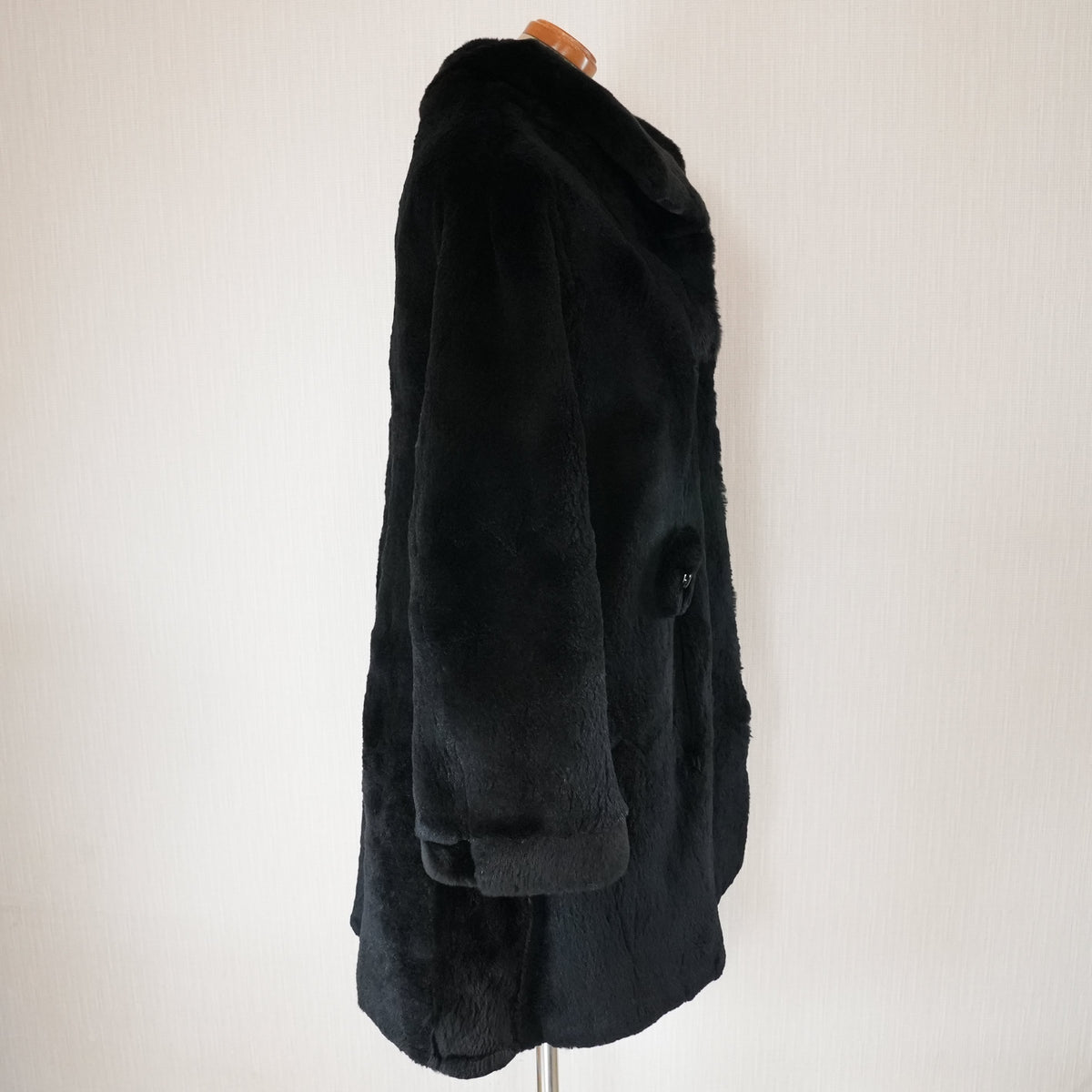 Shaved Nutria and Weasel A line Coat - Genuine Vintage Fur From Japan