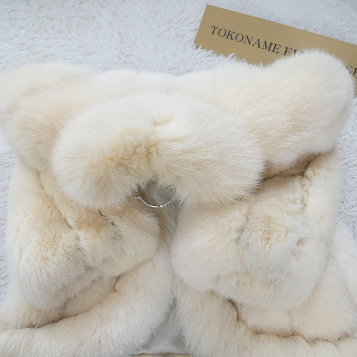 Shadow Fox Fur Coat Soft and Fluffy - Genuine Vintage Fur From Japan