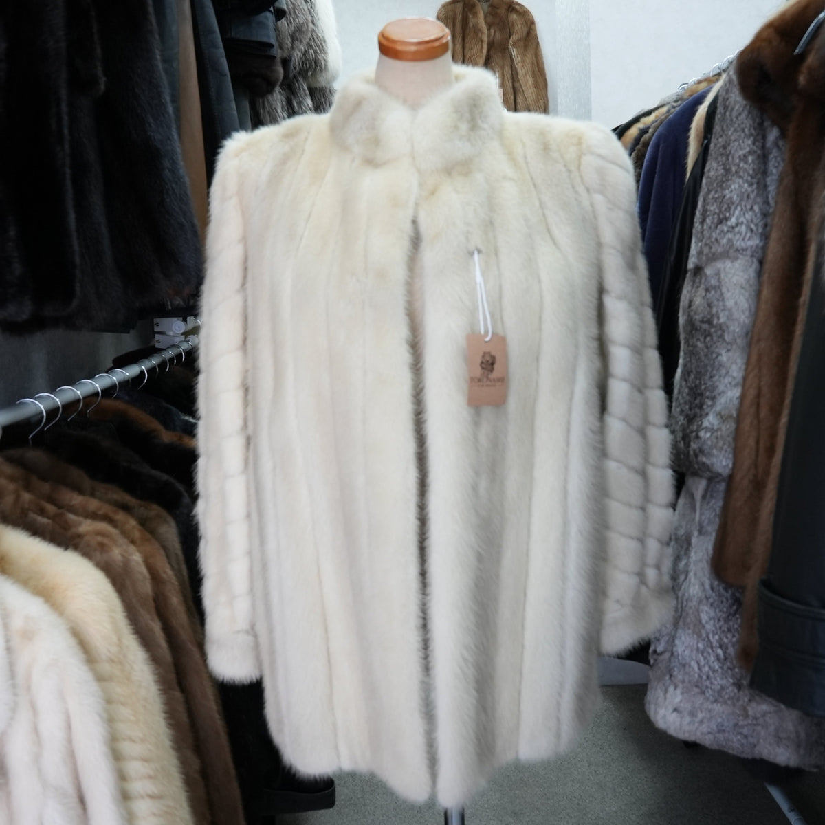 Violet Mink Fur Coat EMBA - Genuine Vintage Fur From Japan
