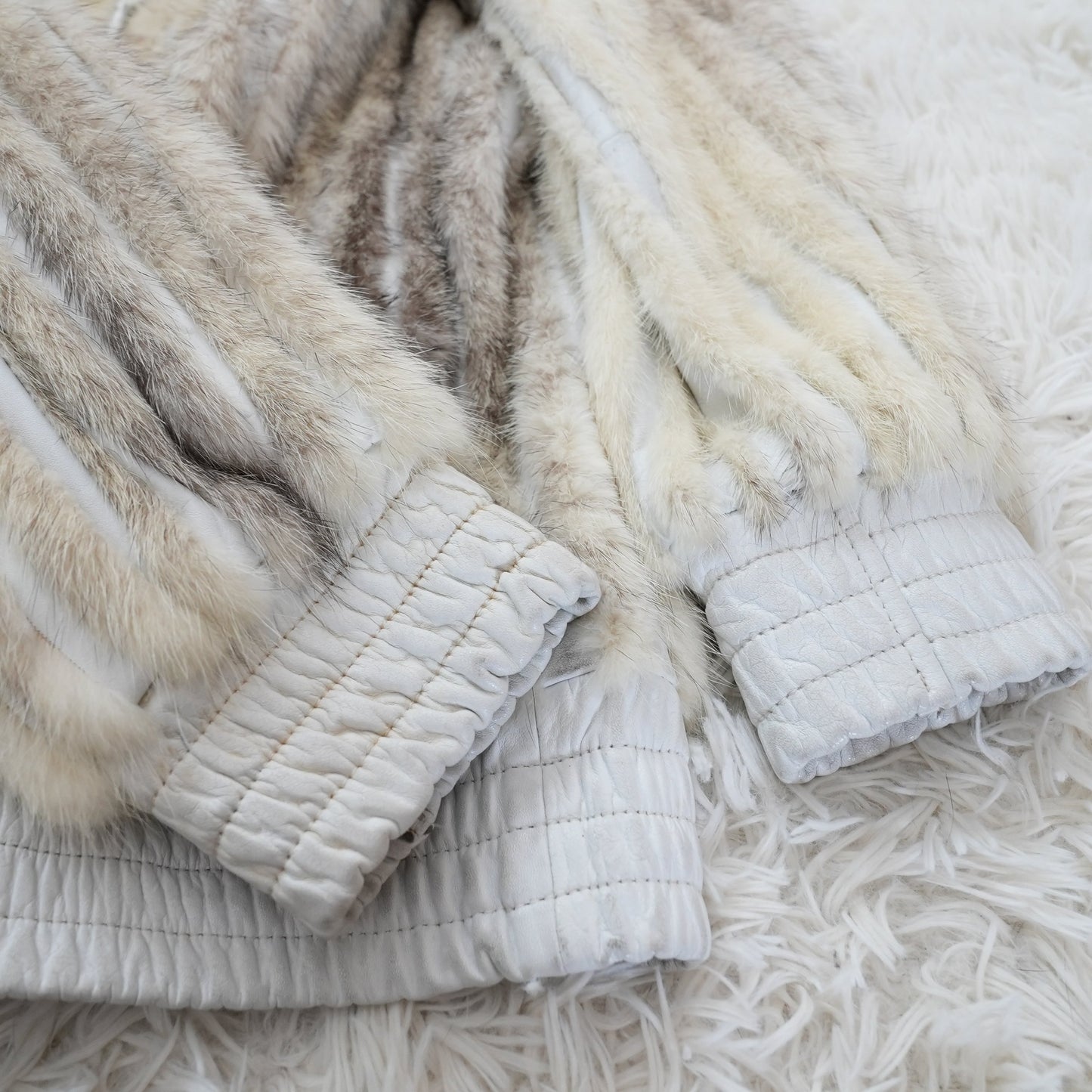Cross Mink Zip Jacket - SAGA MINK