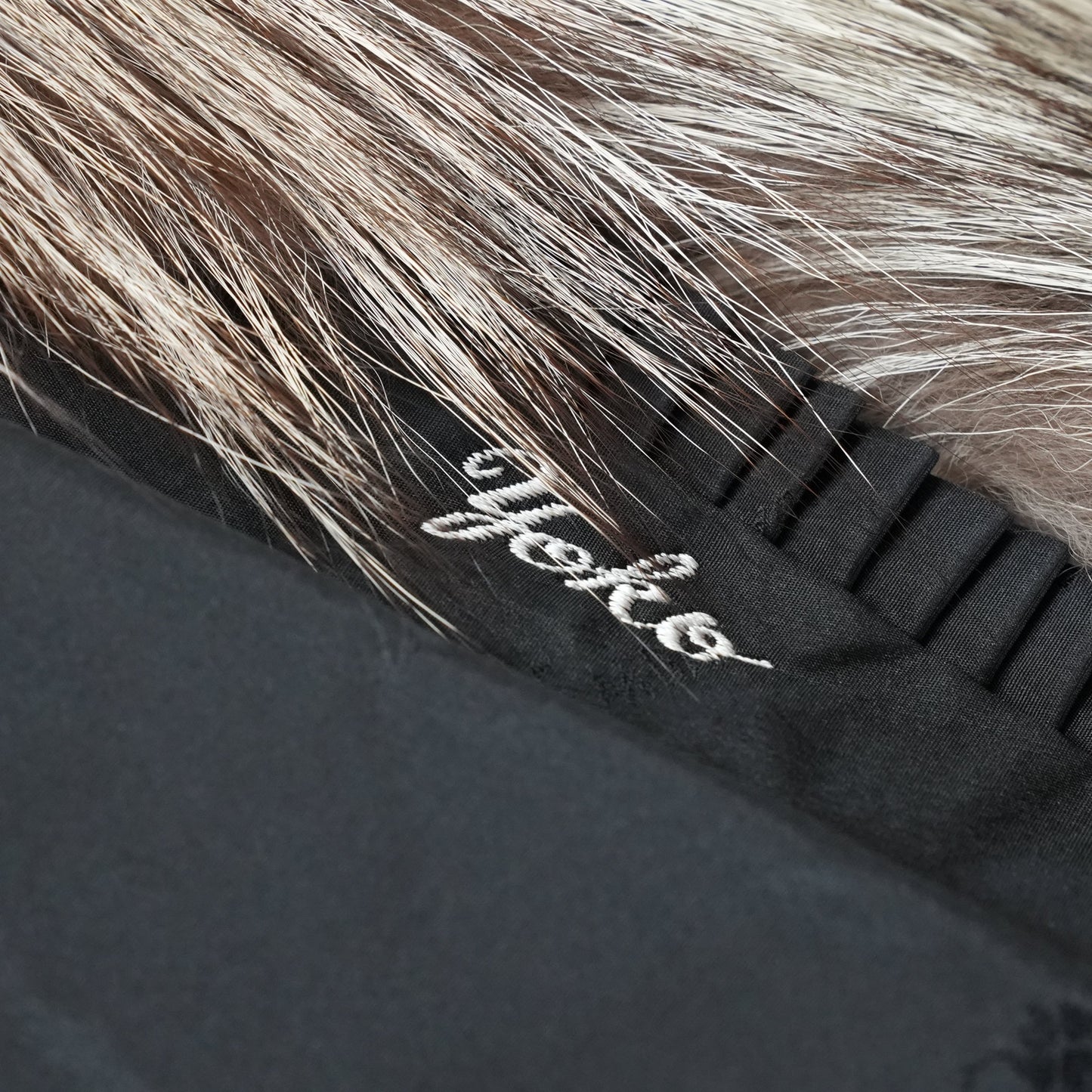 Silver Fox Scallop Design Coat EMBA -