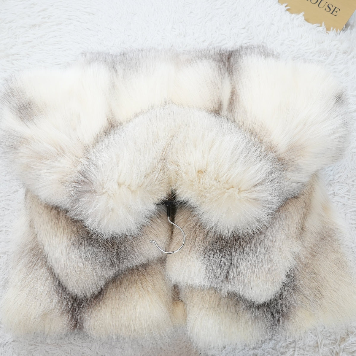 Platinum SAGA ROYAL Fox Fur Coat Soft and Fluffy - Genuine Vintage Fur From Japan