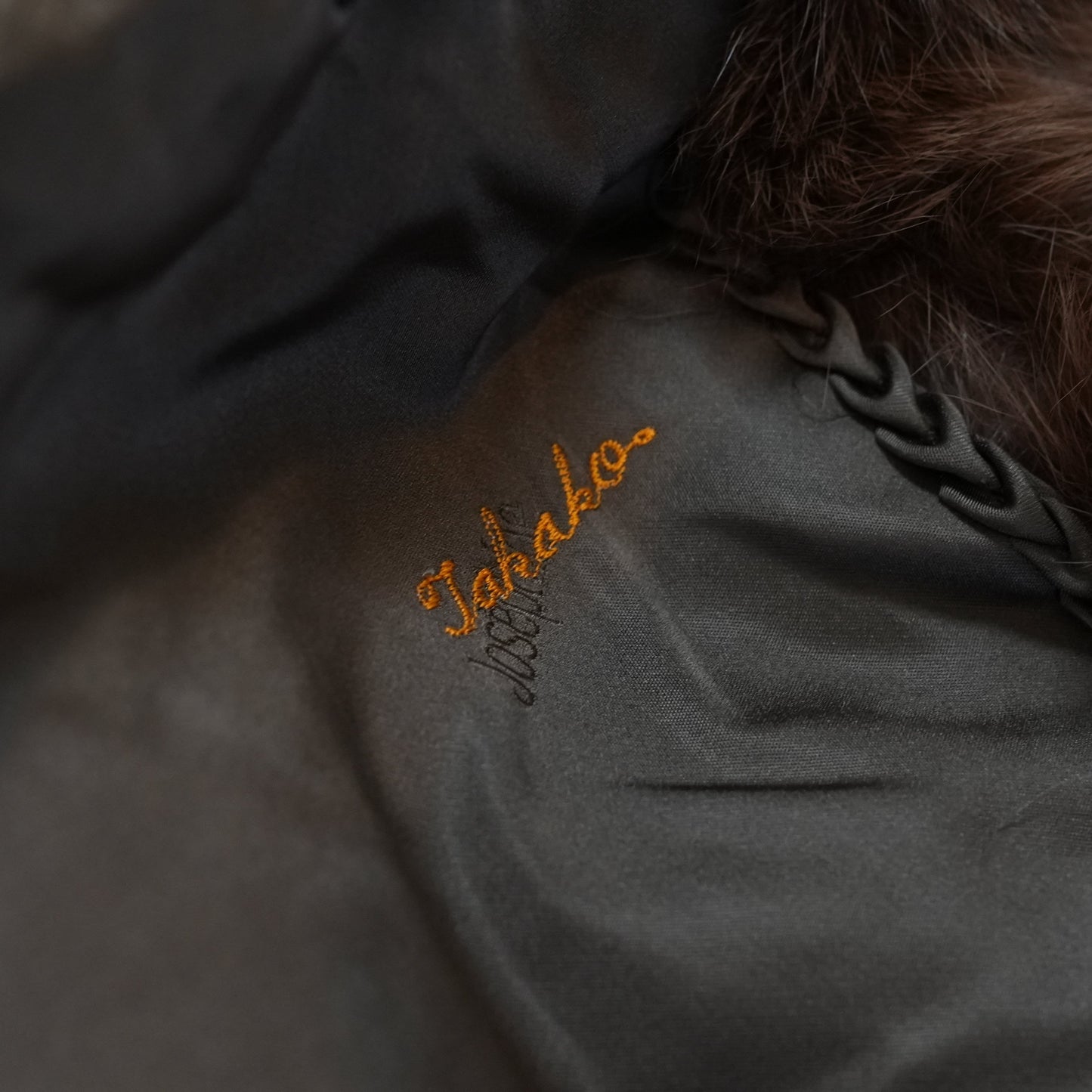 Brown Dyed Fox Fur Design Coat - Genuine Vintage Fur From Japan