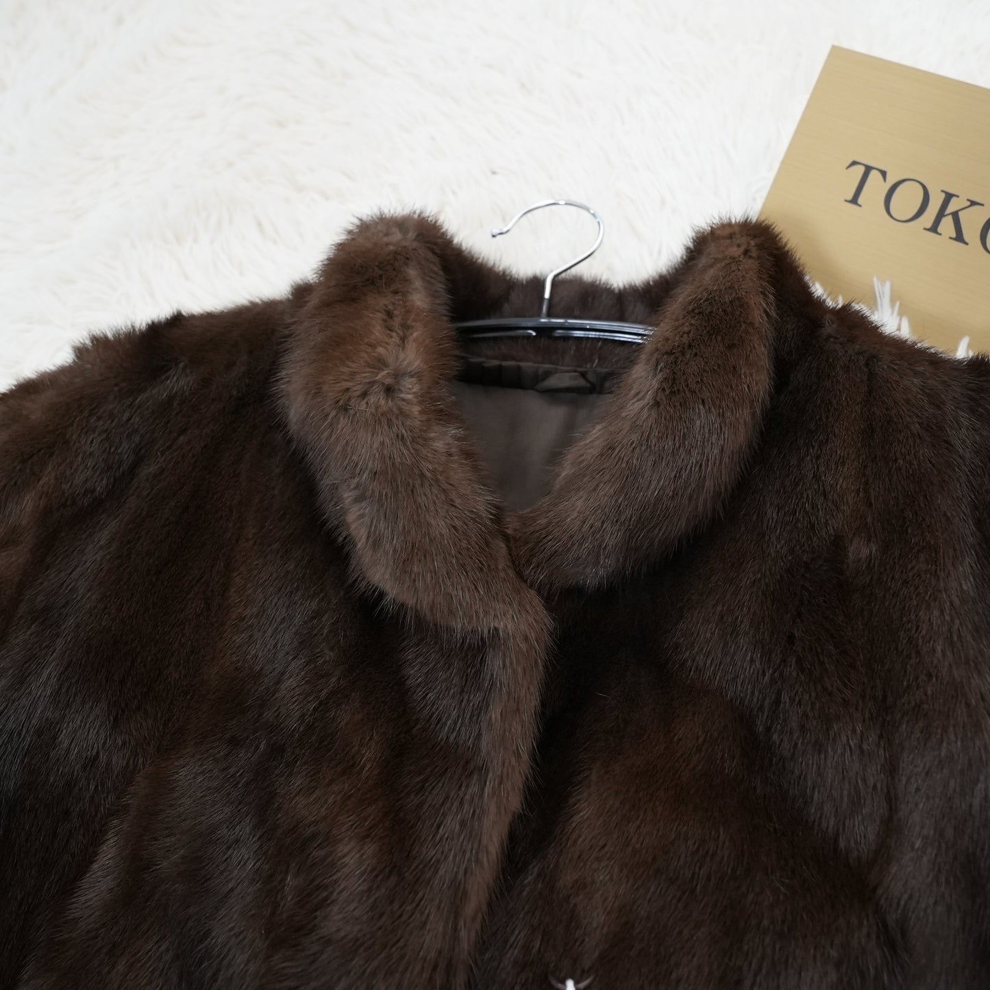 Pastel Mink Coat Genuine Vintage Fur Japan