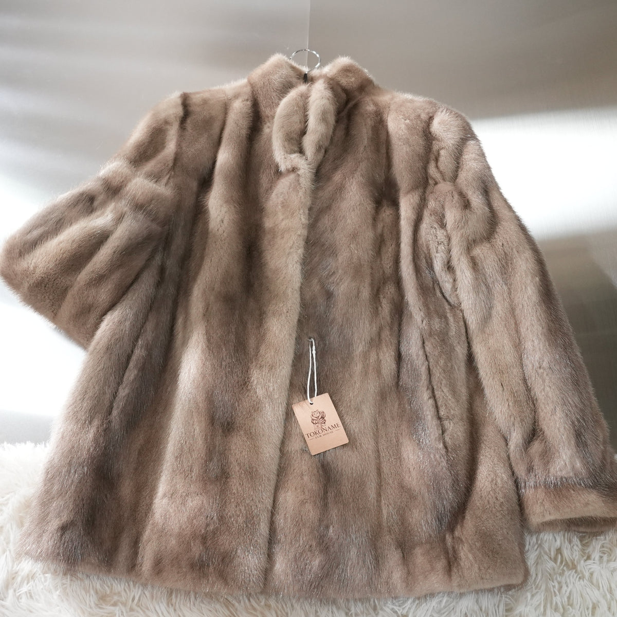 Pastel Mink Fur Coat - Genuine Vintage Fur From Japan