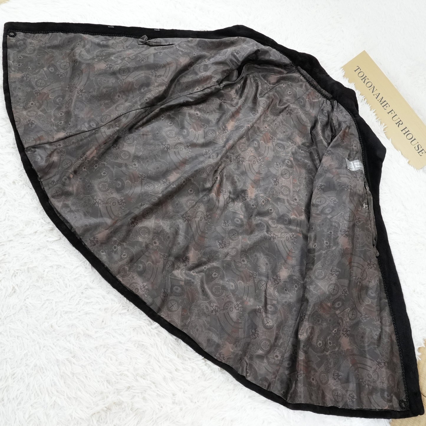 Shaved Mink Long Coat A-line silhouette SAGA MINK - Genuine Vintage Fur From Japan