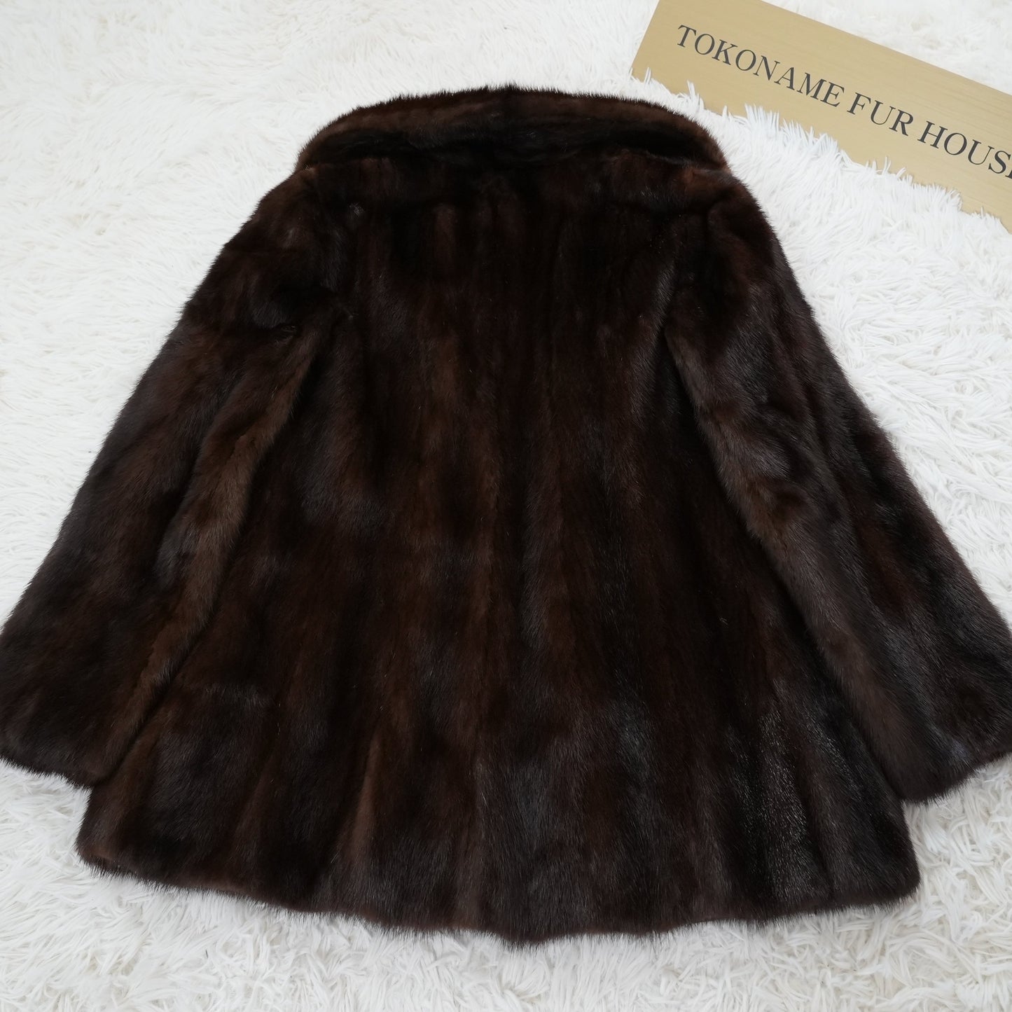Dark Mink Jacket Genuine Vintage Fur Japan