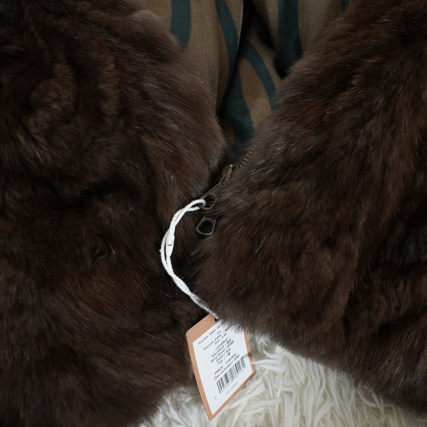 Russian Sable Zip Hoody Jacket Vintage Fur Japan