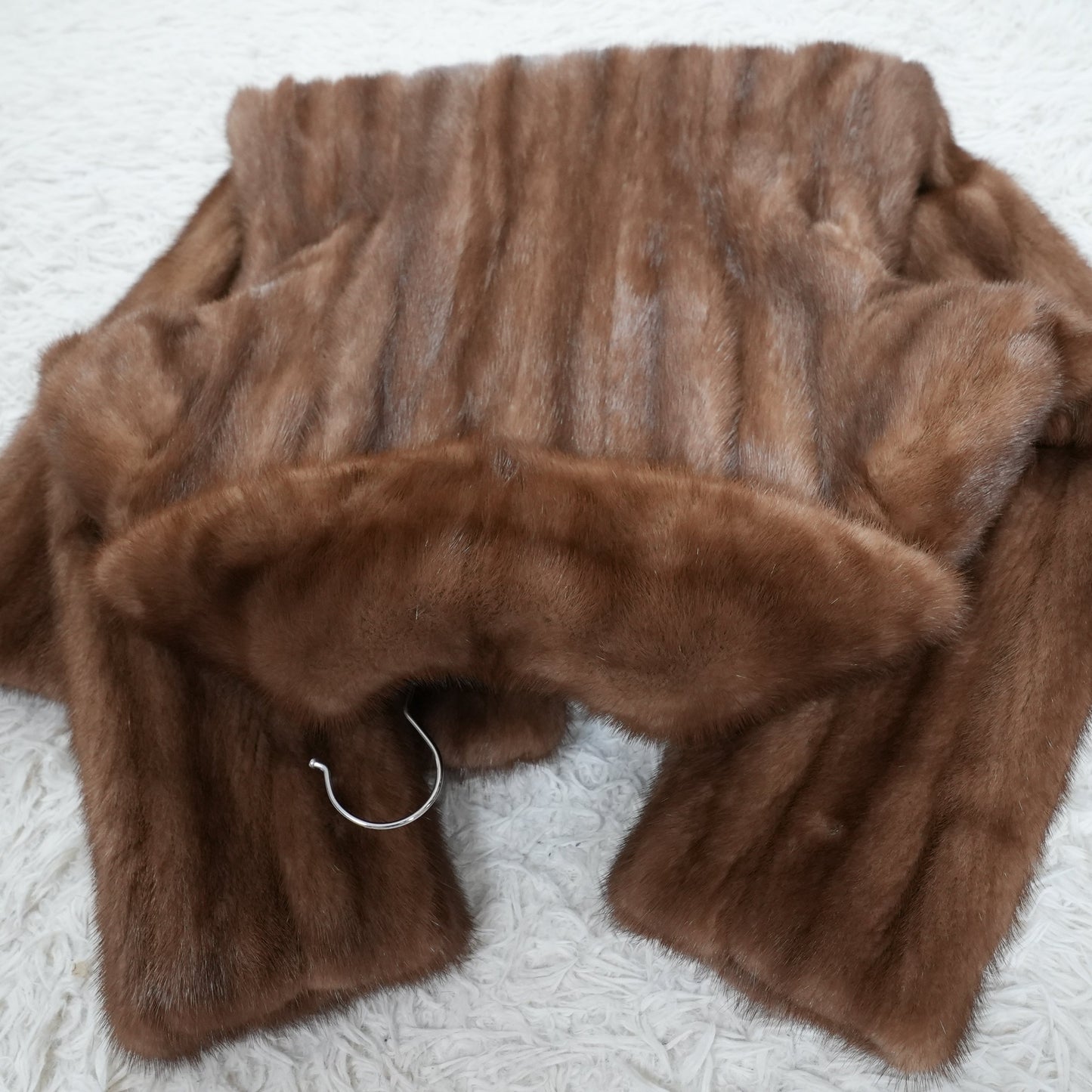 Demi Buff Mink Long Coat EMBA - Genuine Vintage Fur From Japan