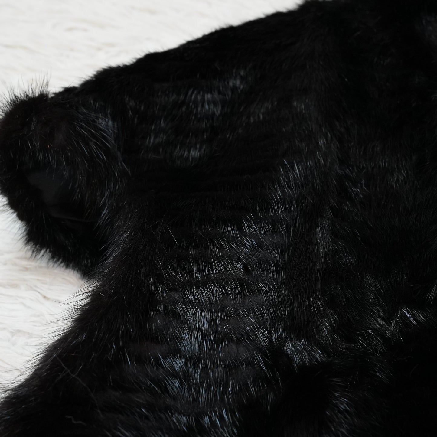 Dark Mink Vest - Genuine Vintage Fur From Japan
