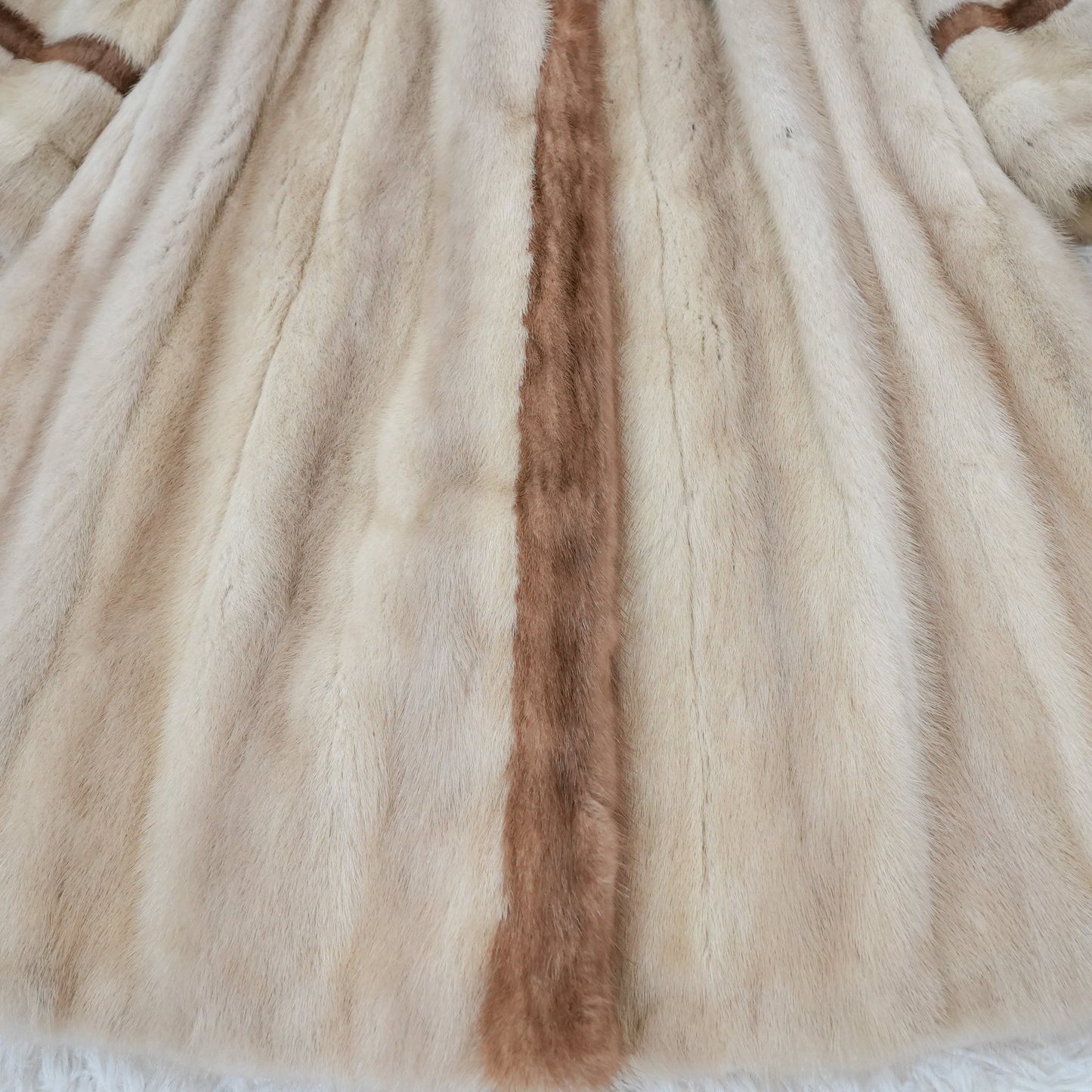 Pastel Mink Long Coat - SAGA MINK Genuine Vintage Fur Japan