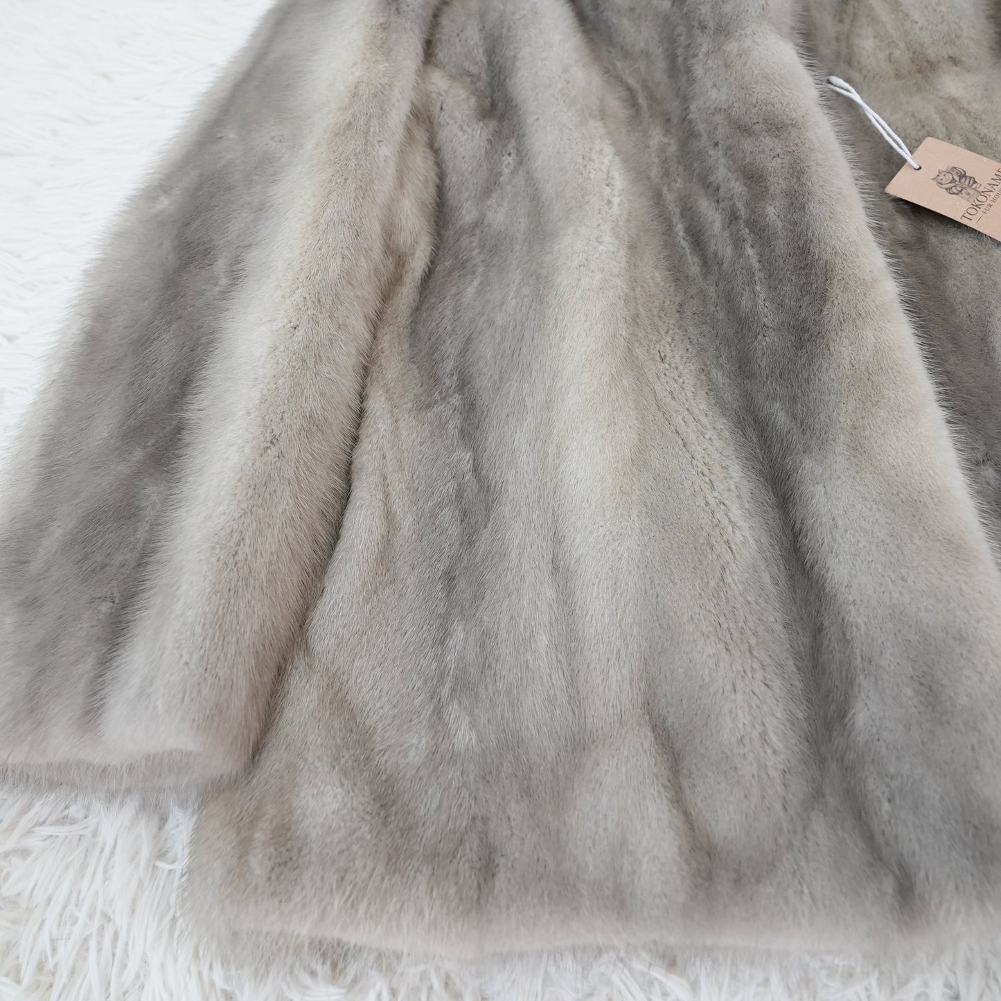 Sapphire mink fur Jacket Genuine Vintage Fur Japan