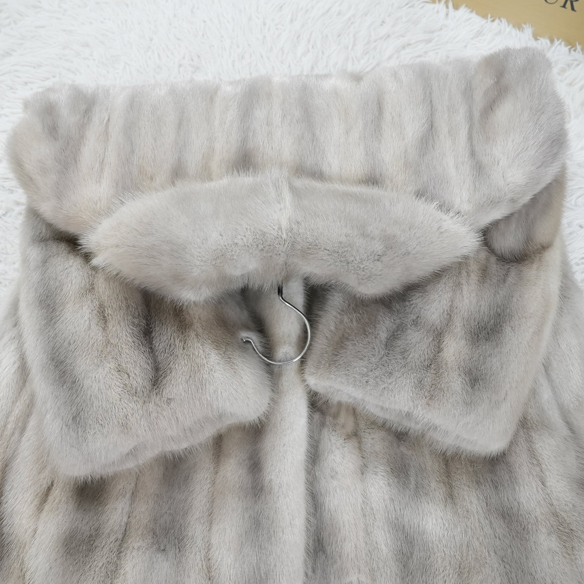 Sapphire Mink Fur Coat - Genuine Vintage Fur From Japan