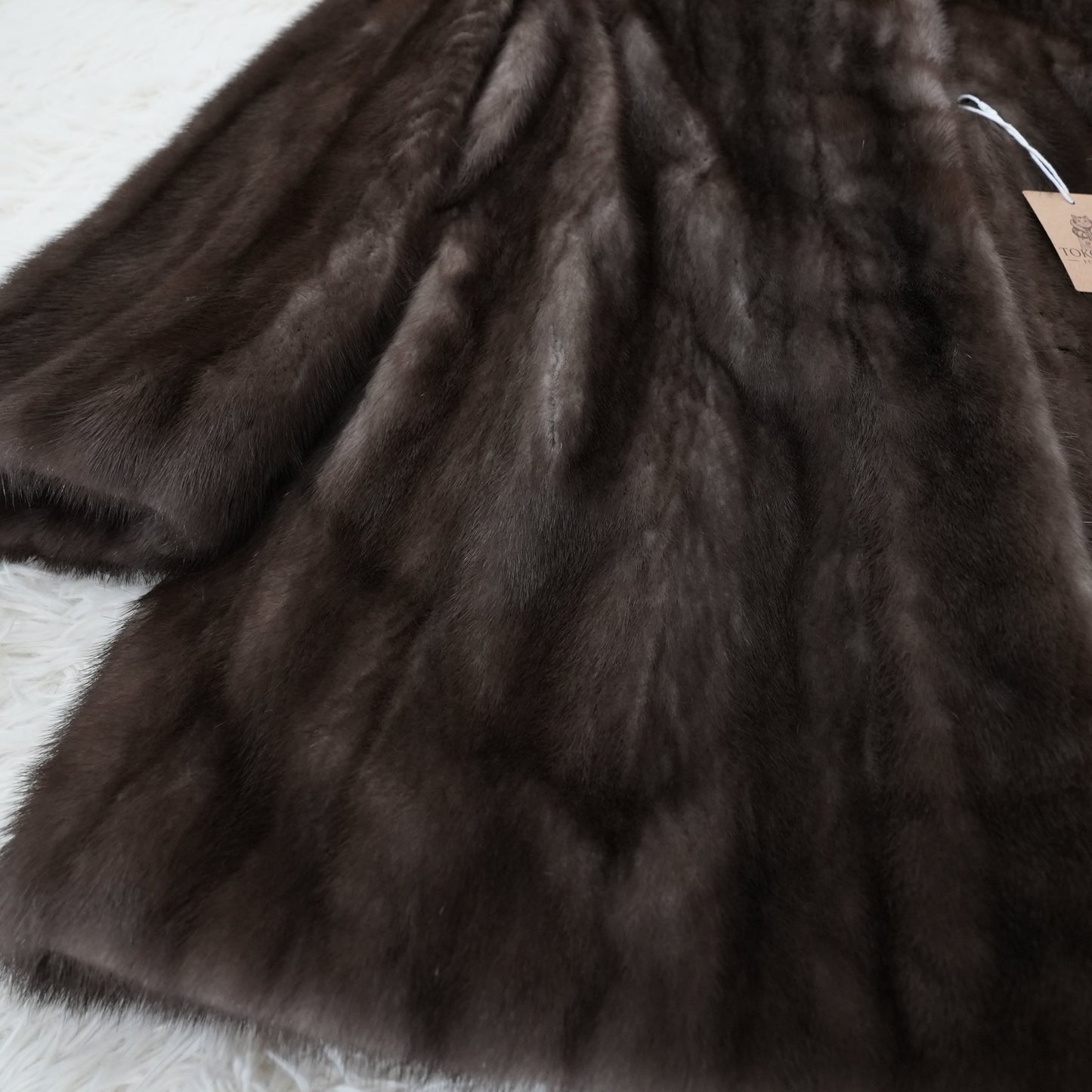 Blue Iris Mink Coat - Royal Saga Mink Genuine Vintage Fur Japan
