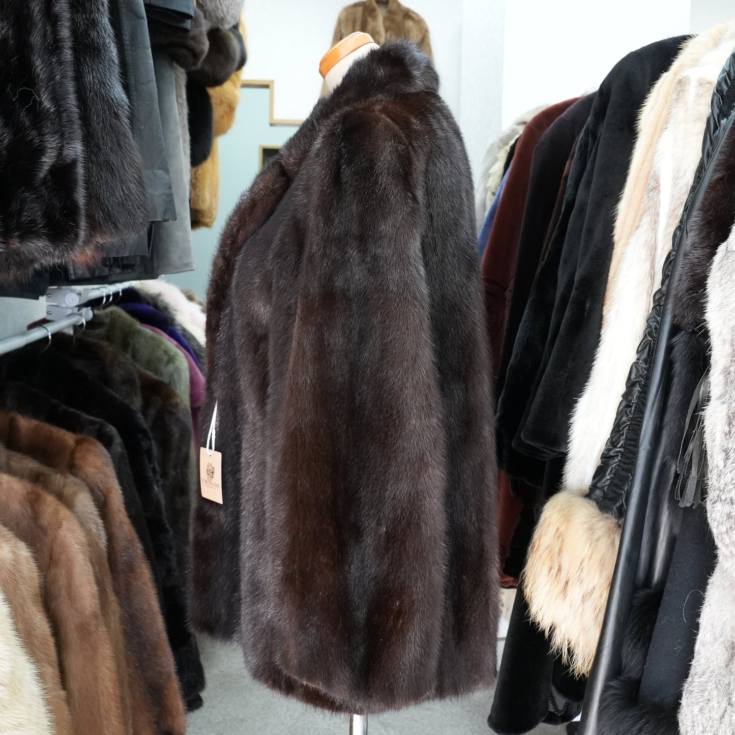 Dark Mink Jacket - Genuine Vintage Fur From Japan
