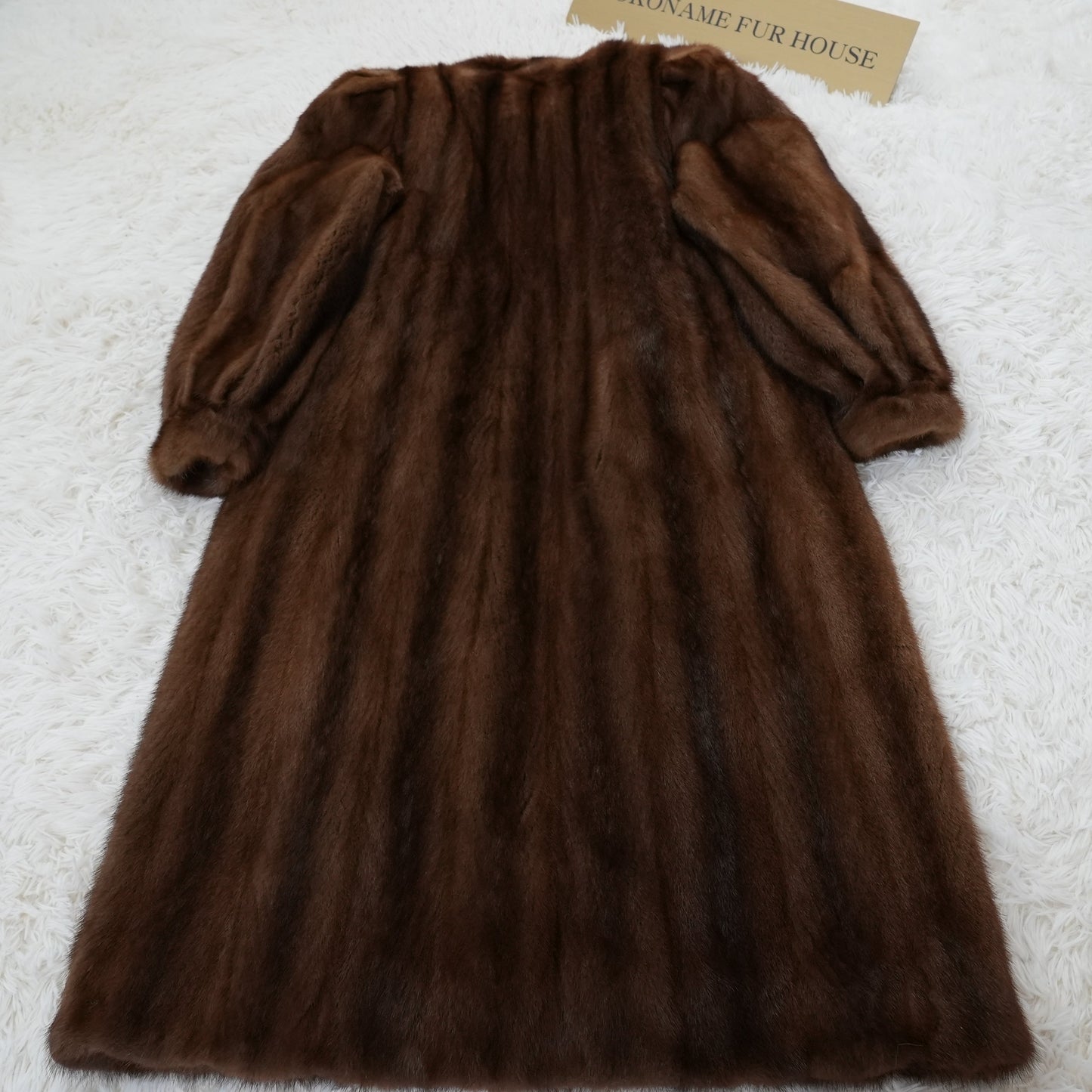 Demi Buff Mink Long Coat - SAGA MINK Vintage Fur From Japan