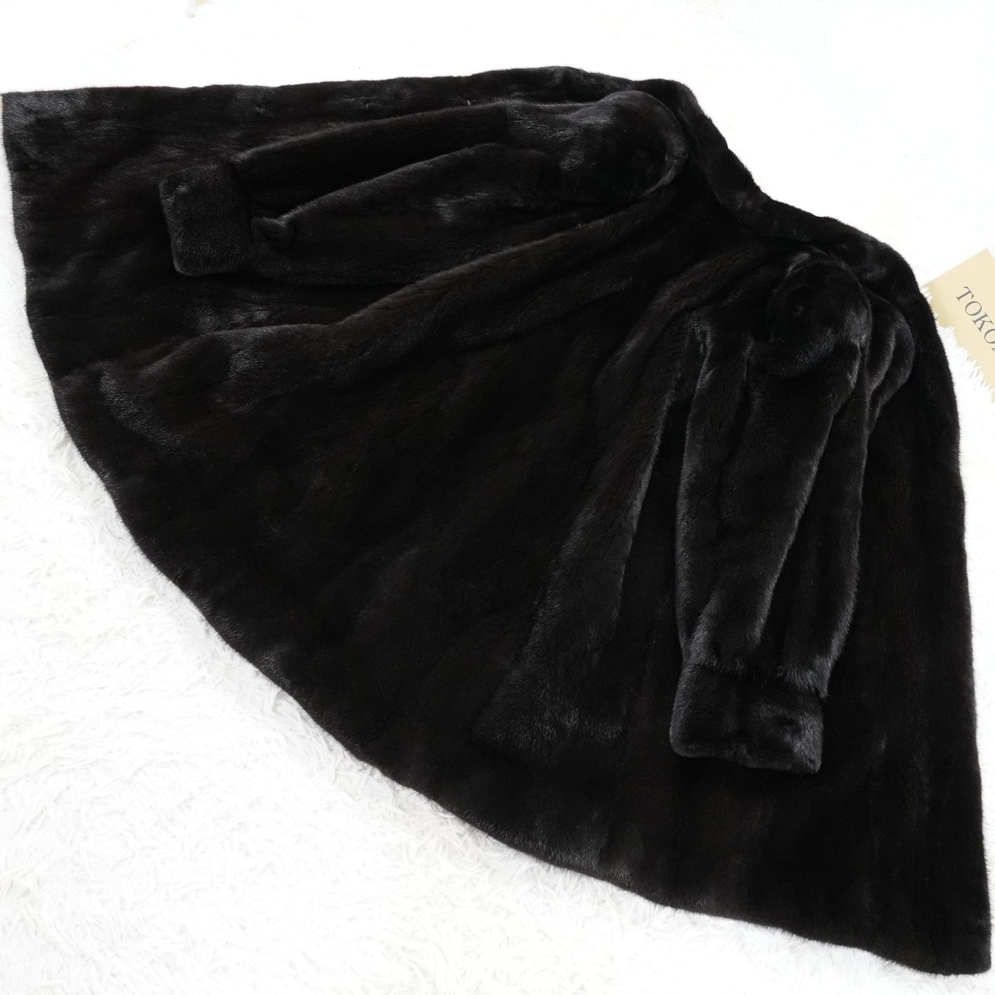 BLACKGLAMA Mink Coat Substantial and luxurious - Genuine Vintage Fur From Japan