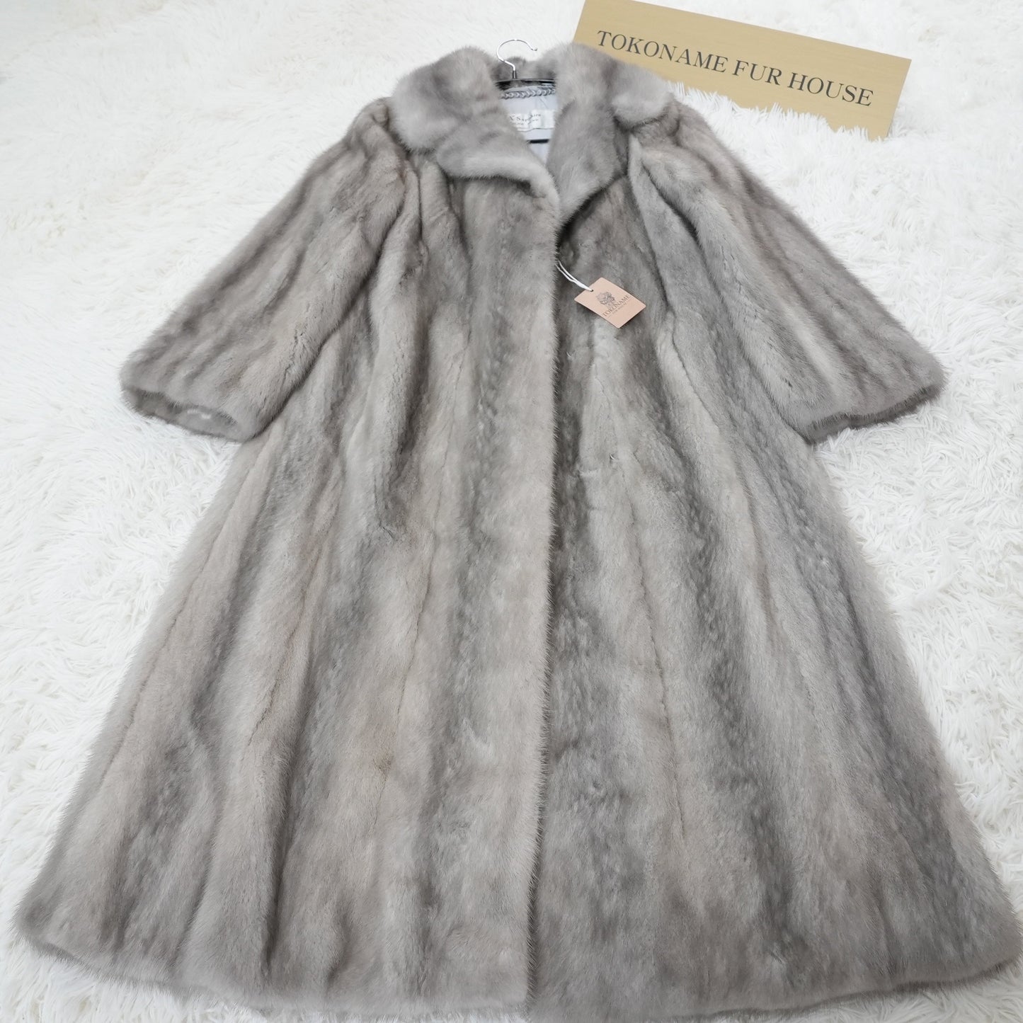 Sapphire Mink Long Coat - EMBA Genuine Vintage Fur Japan