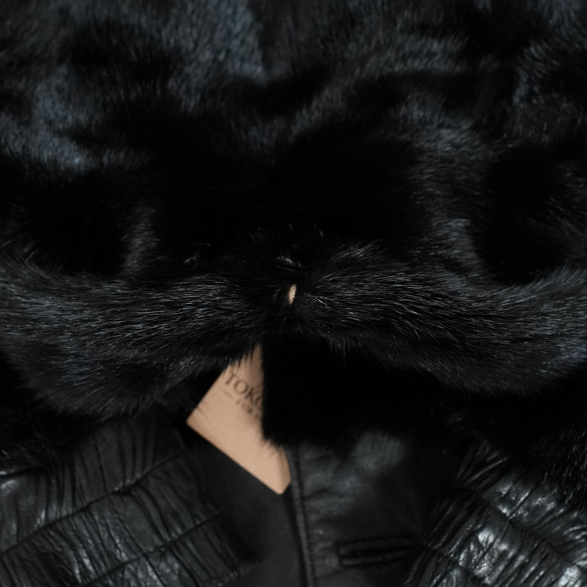 Mink and Leather Reversible Jacket - Genuine Vintage Fur From Japan