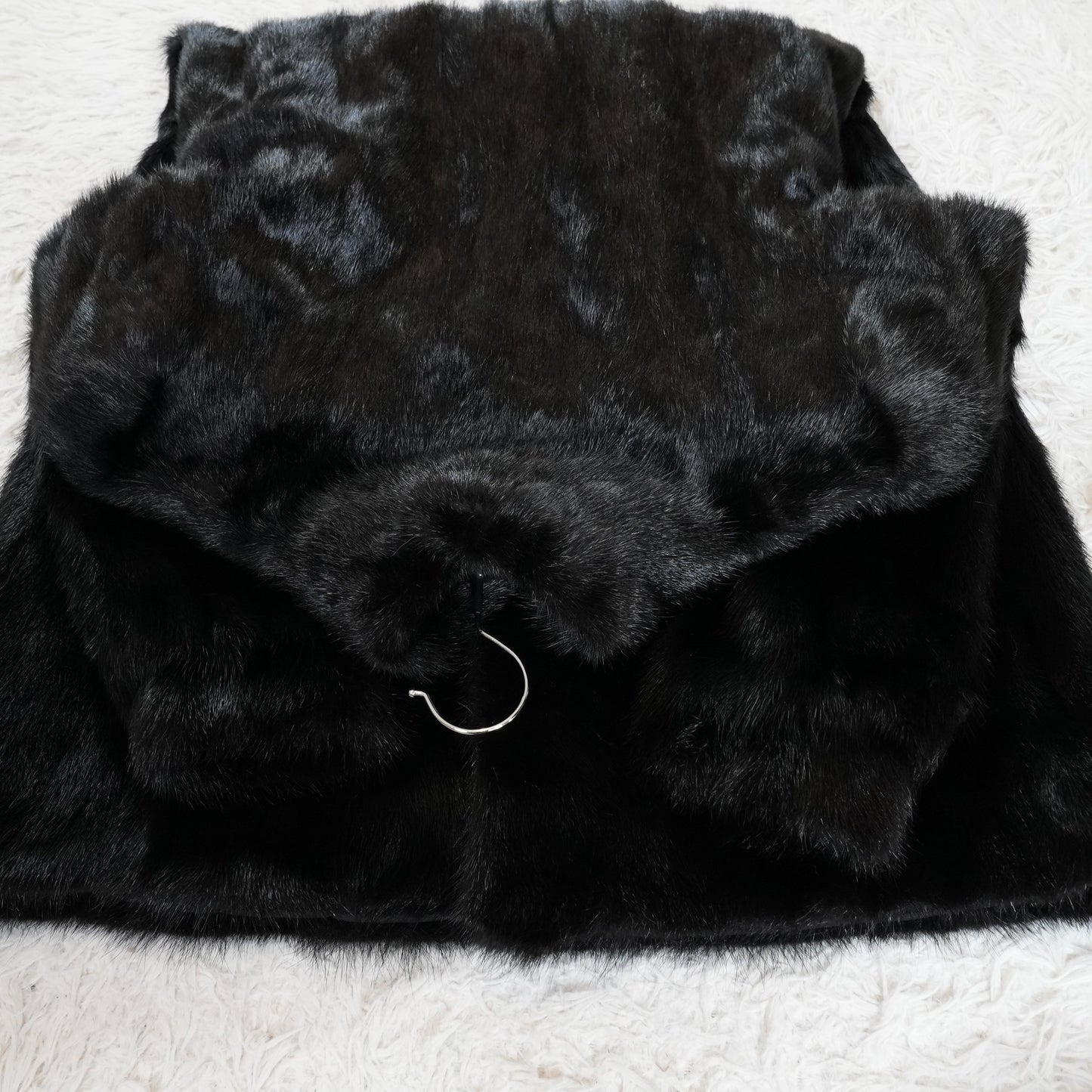 Black Mink Long Coat - Genuine Vintage Fur From Japan
