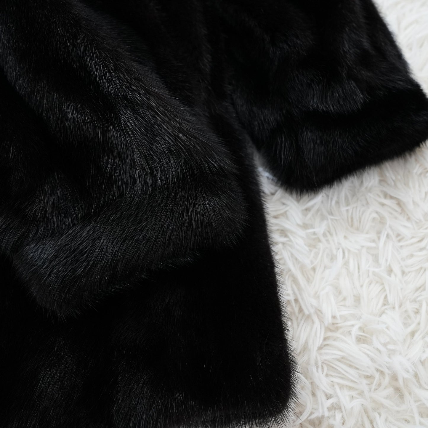 Dark Mink Coat - SAGA MINK Vintage Fur Japan