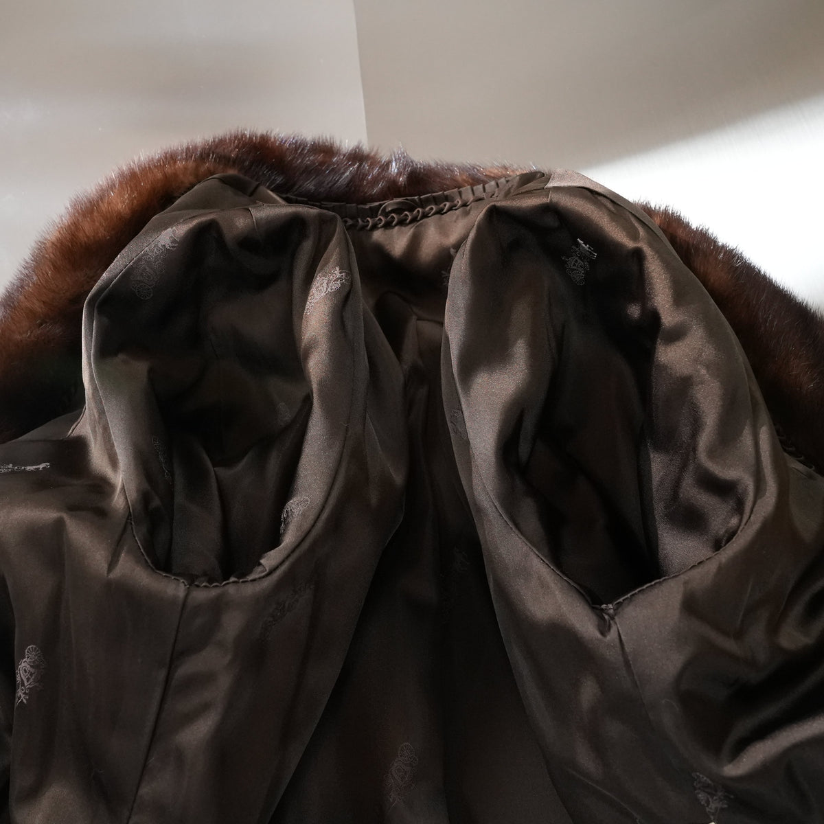 Dark Mink Fur Coat - Genuine Vintage Fur From Japan