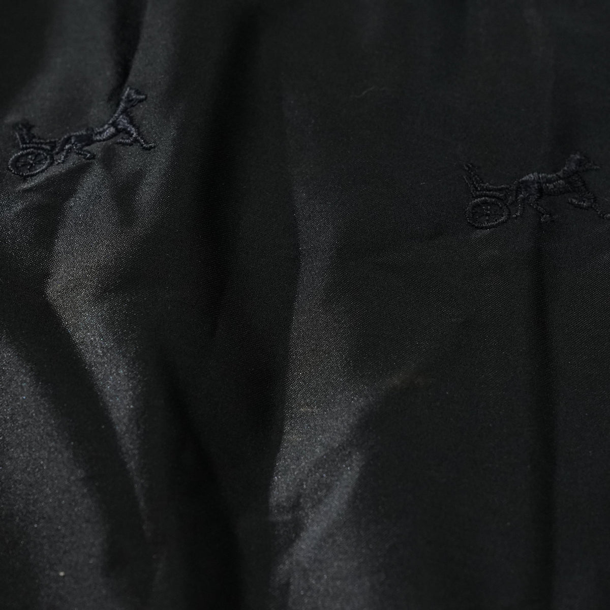 SAGA MINK Fur Long Coat Stripe Design - Genuine Vintage Fur From Japan