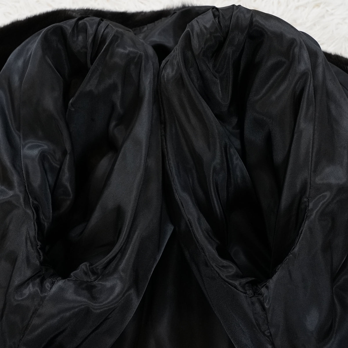 AMERICAN FUR AWARDS 5stars Mink Coat Soft Leather - Genuine Vintage Fur From Japan